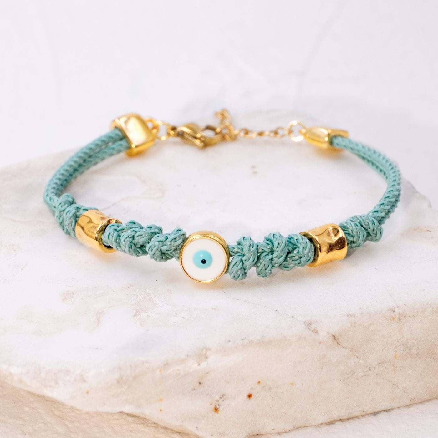 Cord Bracelet with Evil Eye — Bracelets from Toolittle