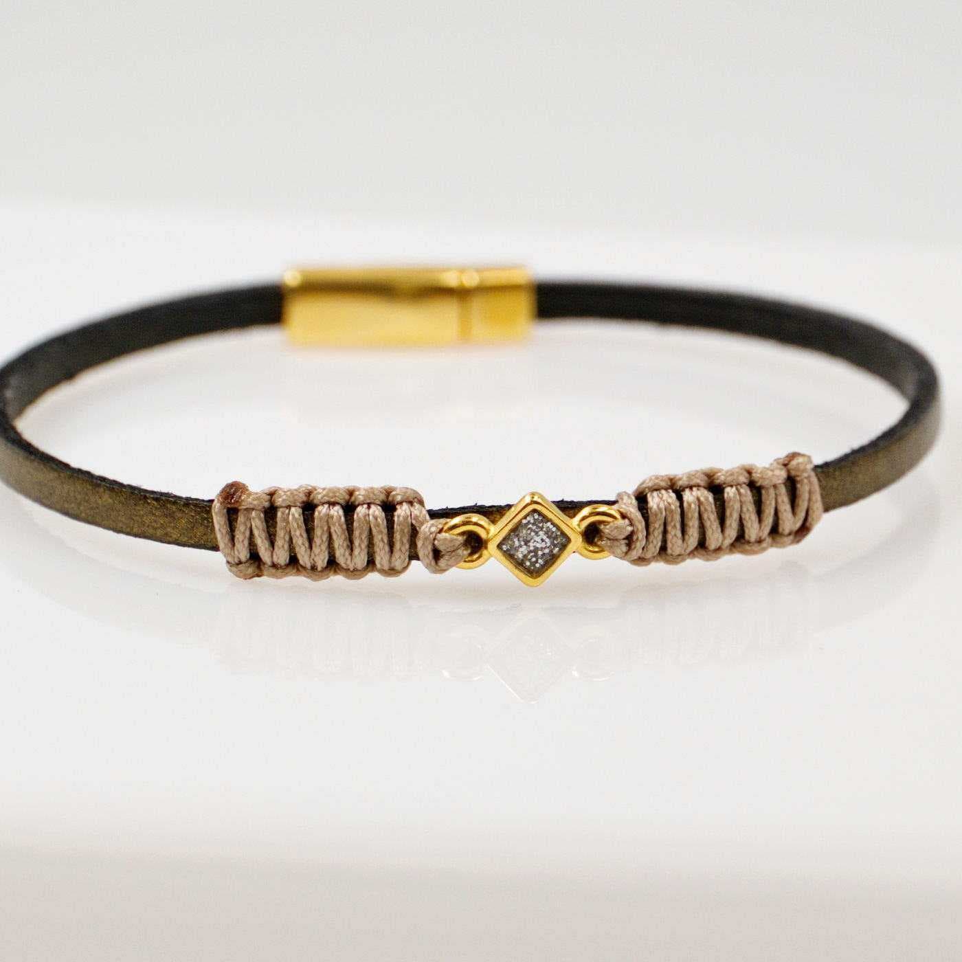 Leather Bracelet Toolittle Glitter — Bracelets from Toolittle