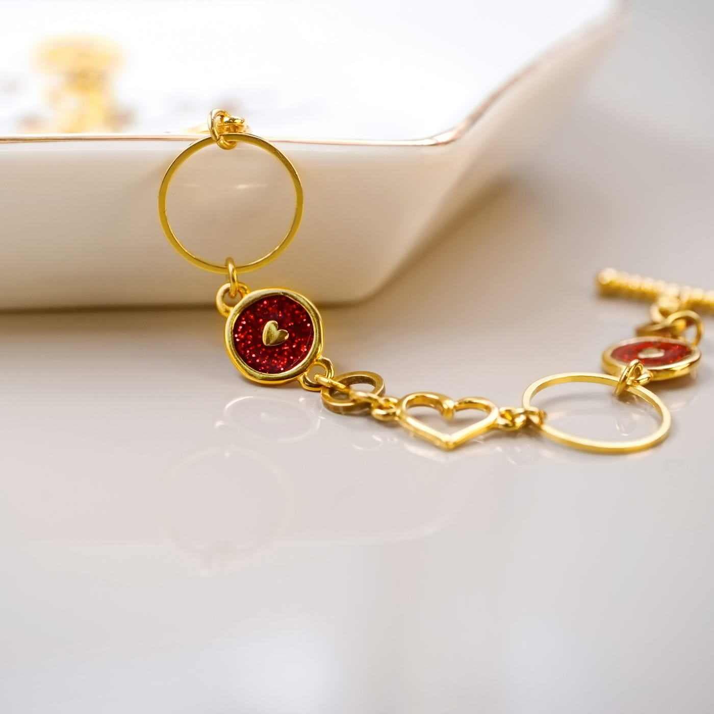 Heart Chain Bracelet — Bracelets from Toolittle