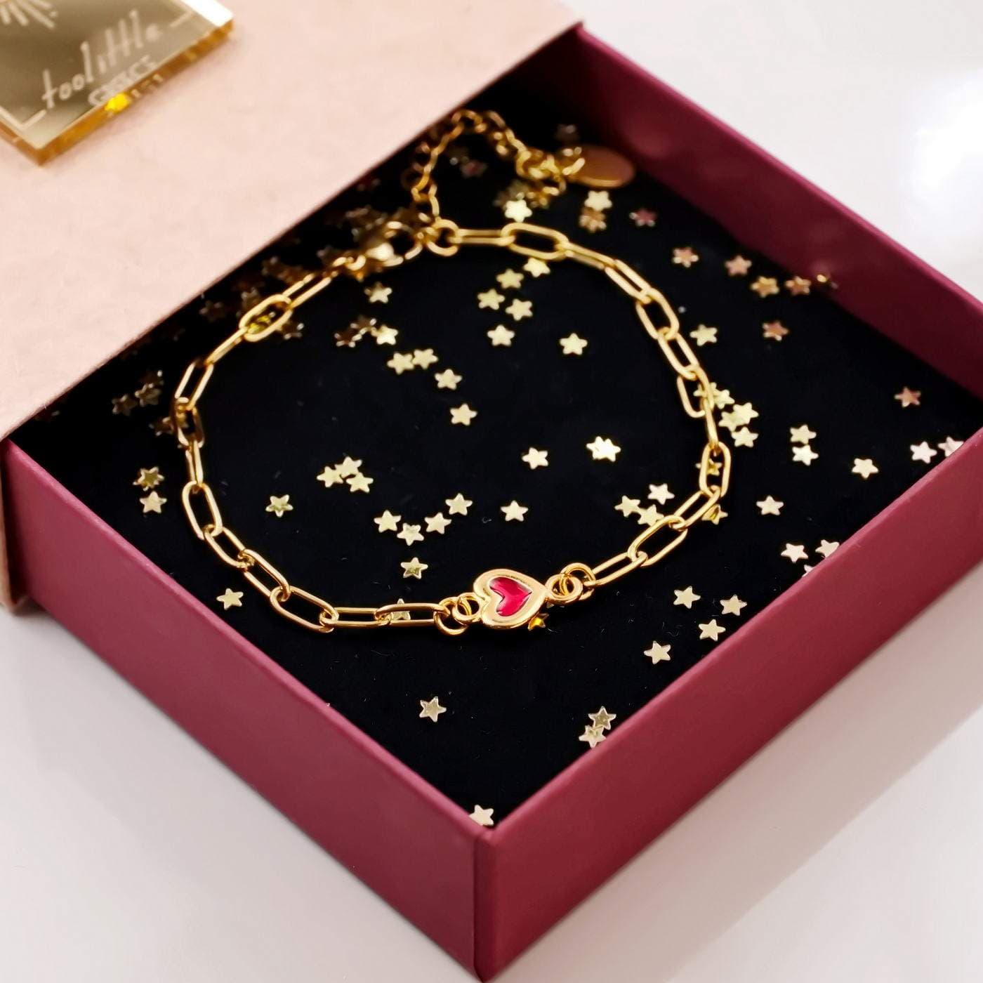 Heart Chain Bracelet — Bracelets from Toolittle