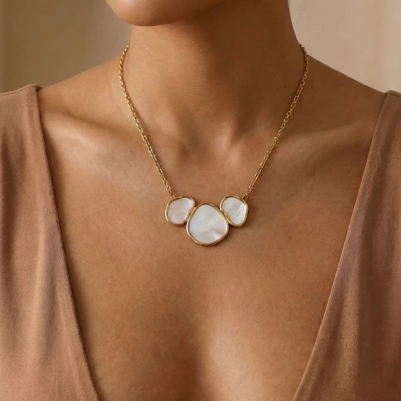 Stainless Steel Jewelry: Necklace with Enamel — Necklaces from Toolittle