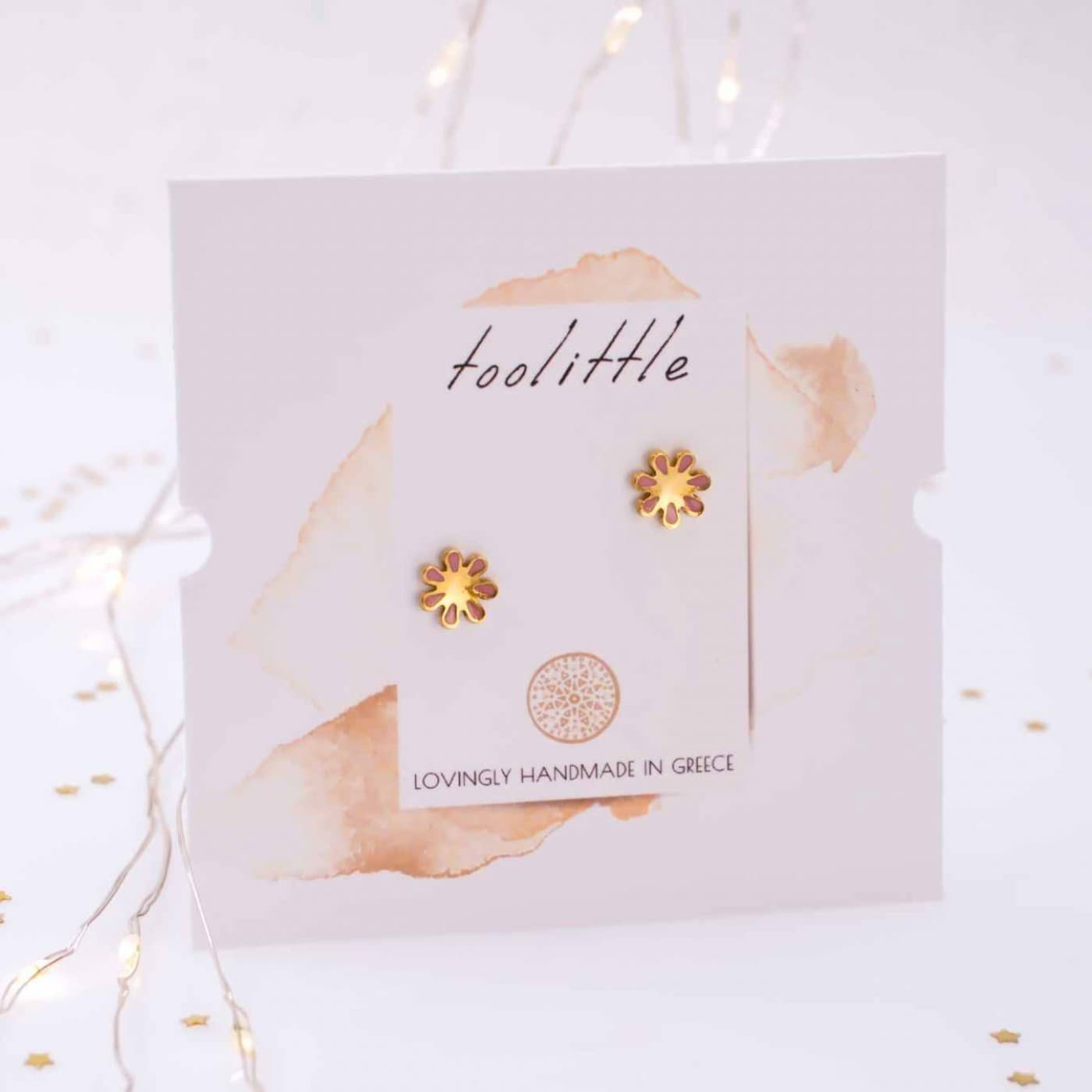 Stainless Steel Jewelry: Flower Earrings — Earrings from Toolittle