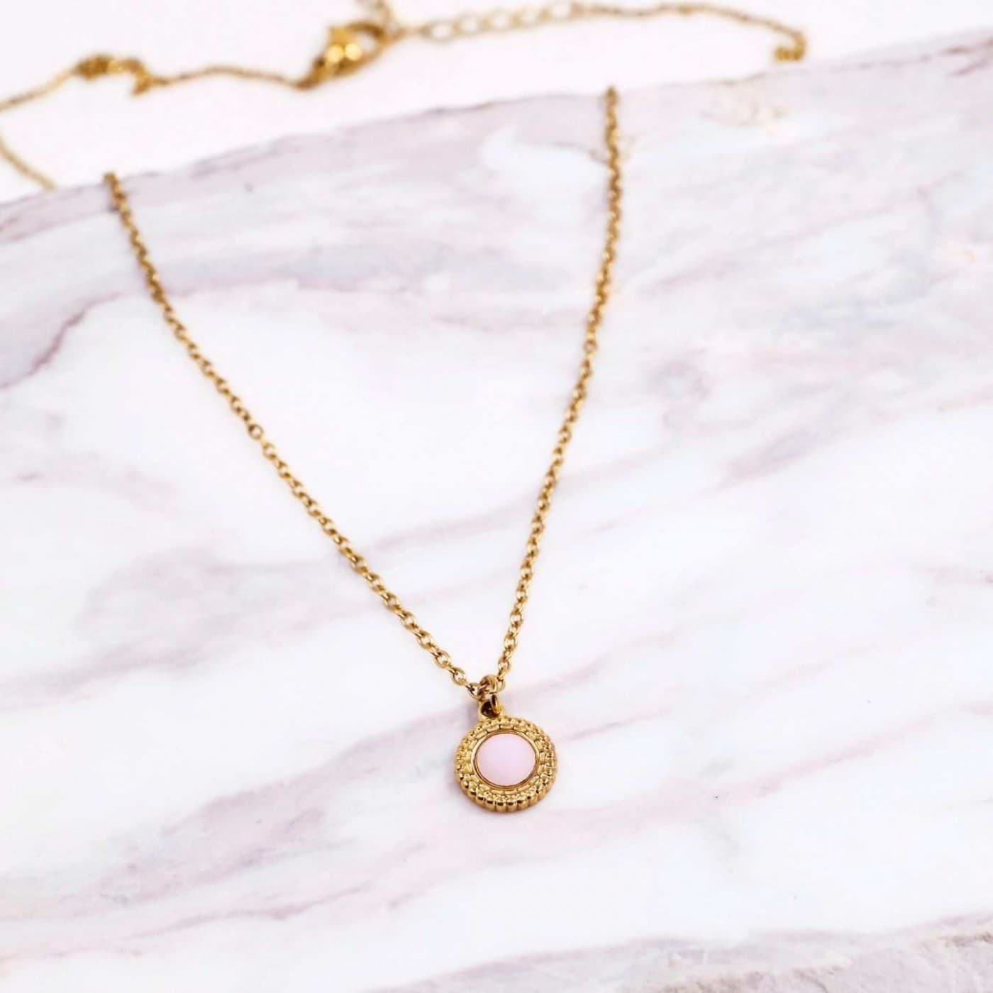 Stainless Steel Jewelry: Necklace with Crystal — Necklaces from Toolittle