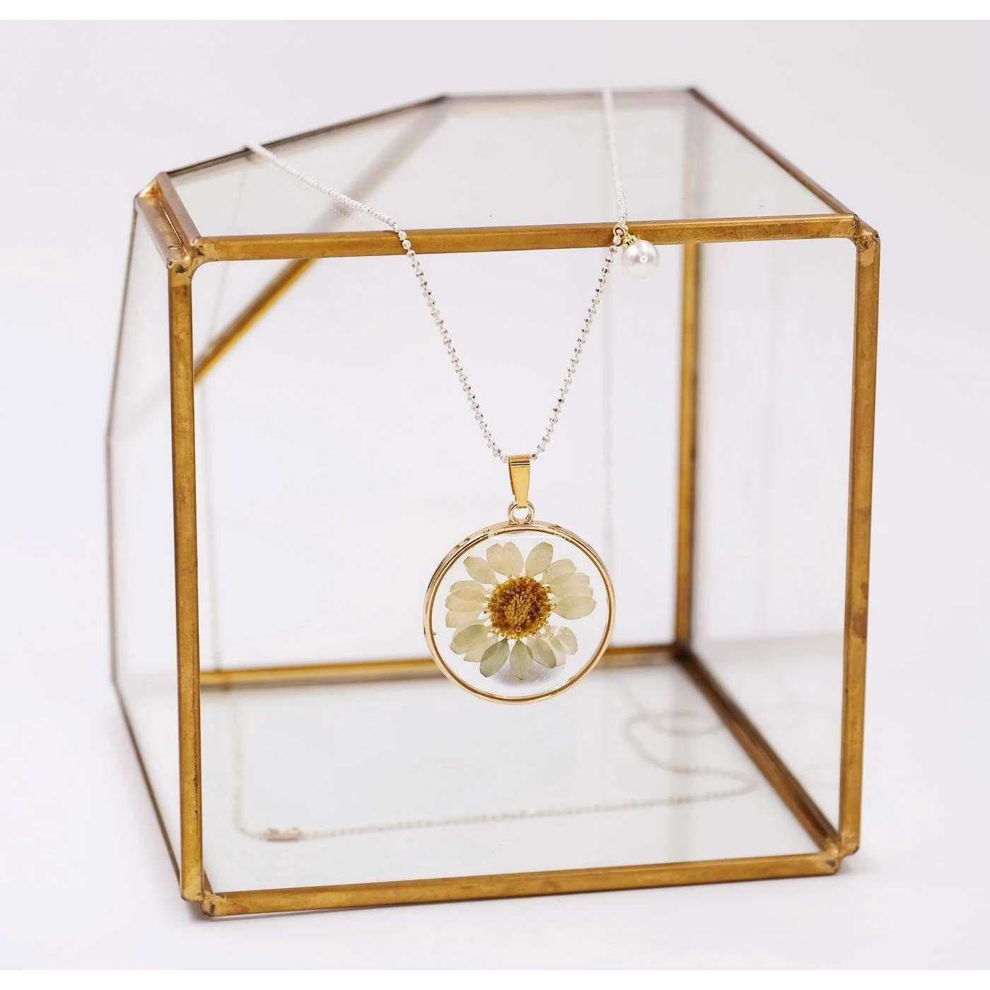 Long necklace Dried Blossom — Necklaces from Toolittle