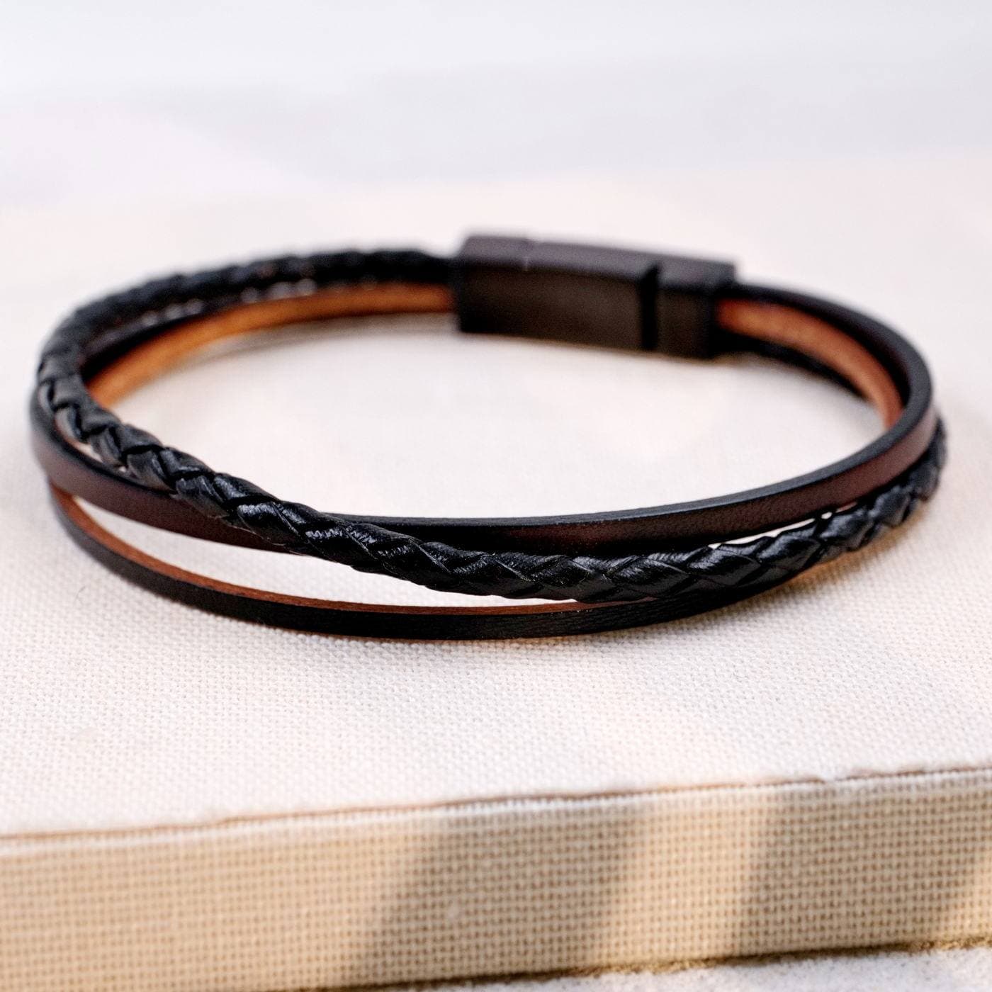 Leather Men's Bracelet — Bracelets from Toolittle