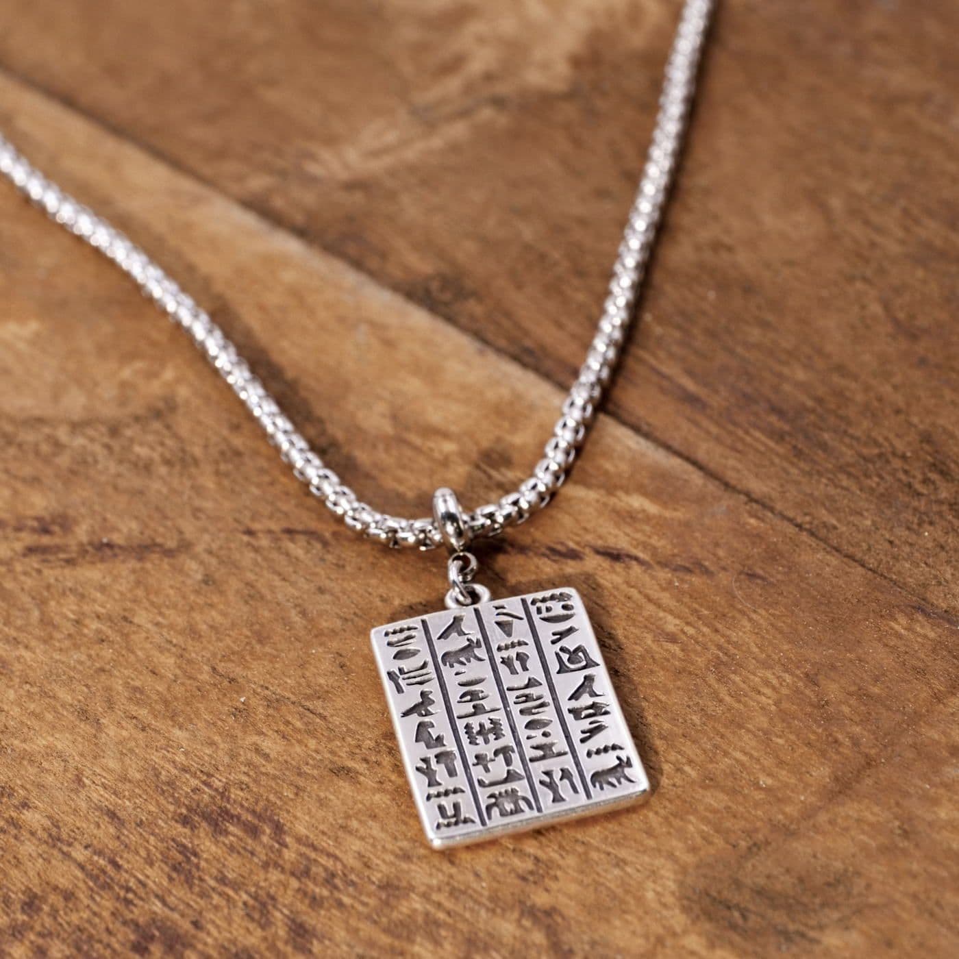 Unisex Chain Necklace with Symbols — Necklaces from Toolittle