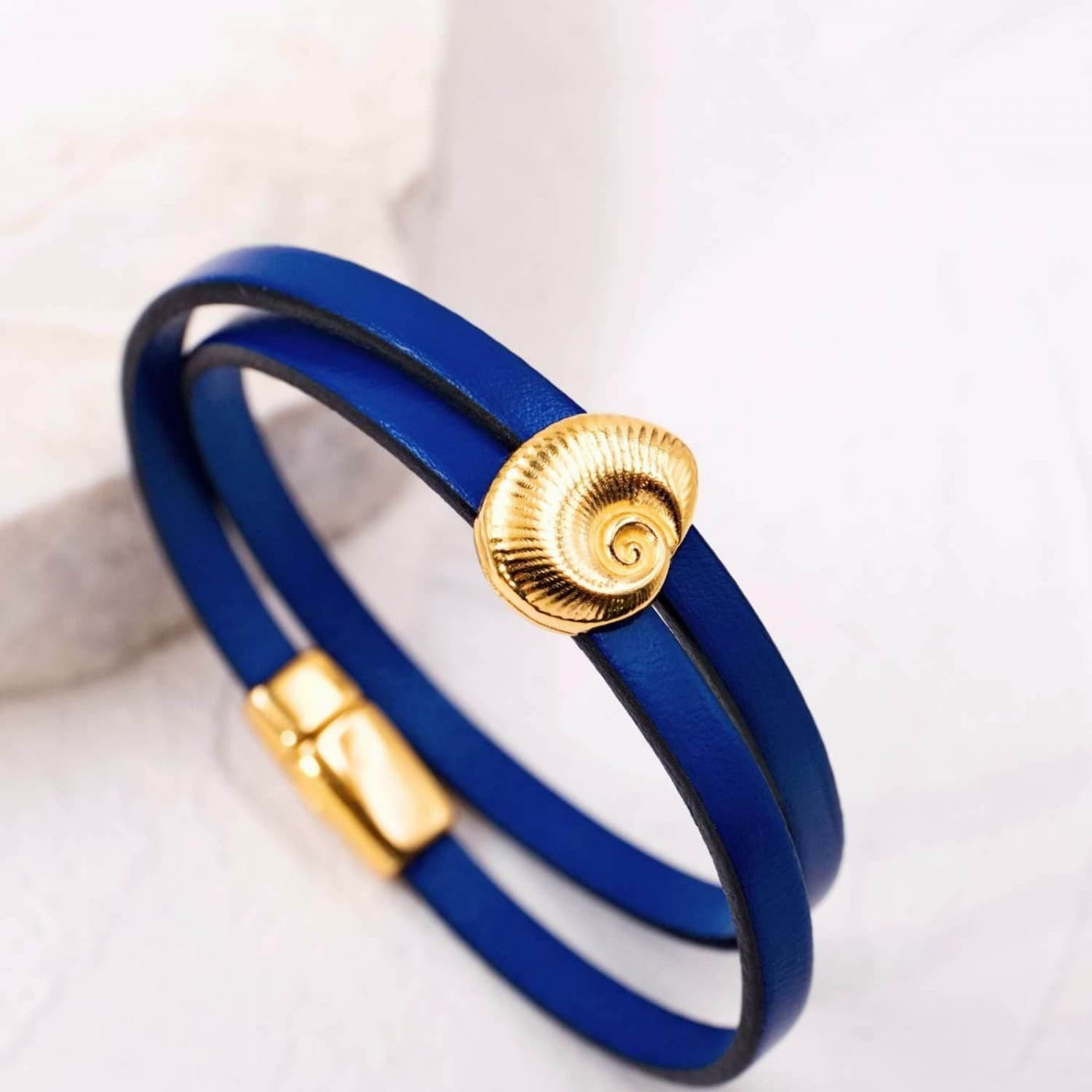 Sea Shell Leather Bracelet — Bracelets from Toolittle