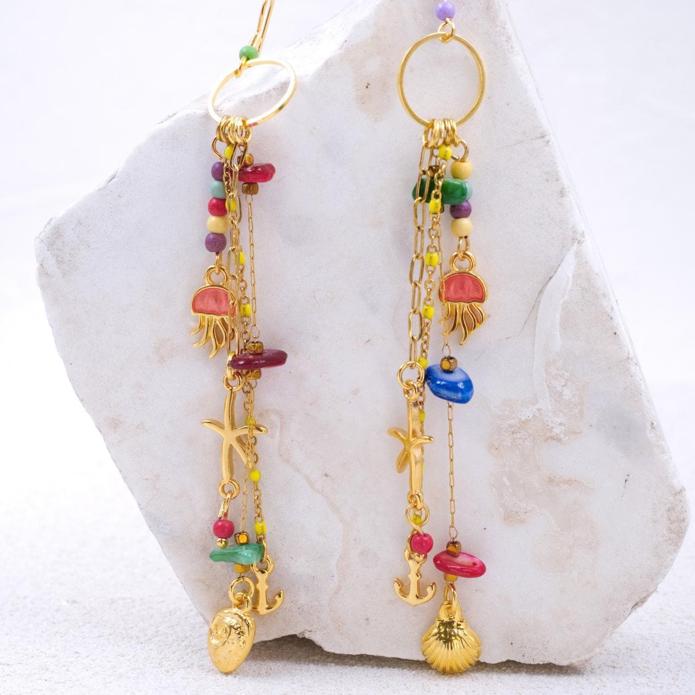 Sea Gold-plated Earrings — Earrings from Toolittle