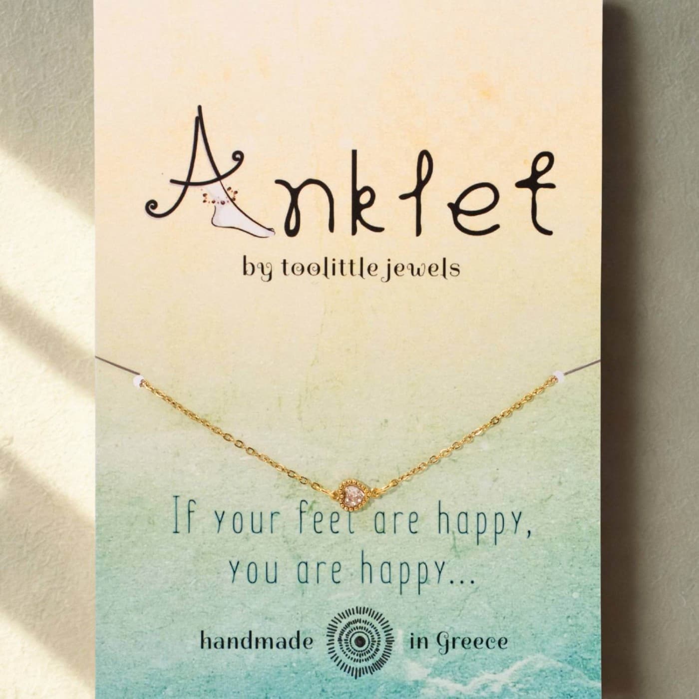 Inox Heart Chain Anklet — Anklets from Toolittle