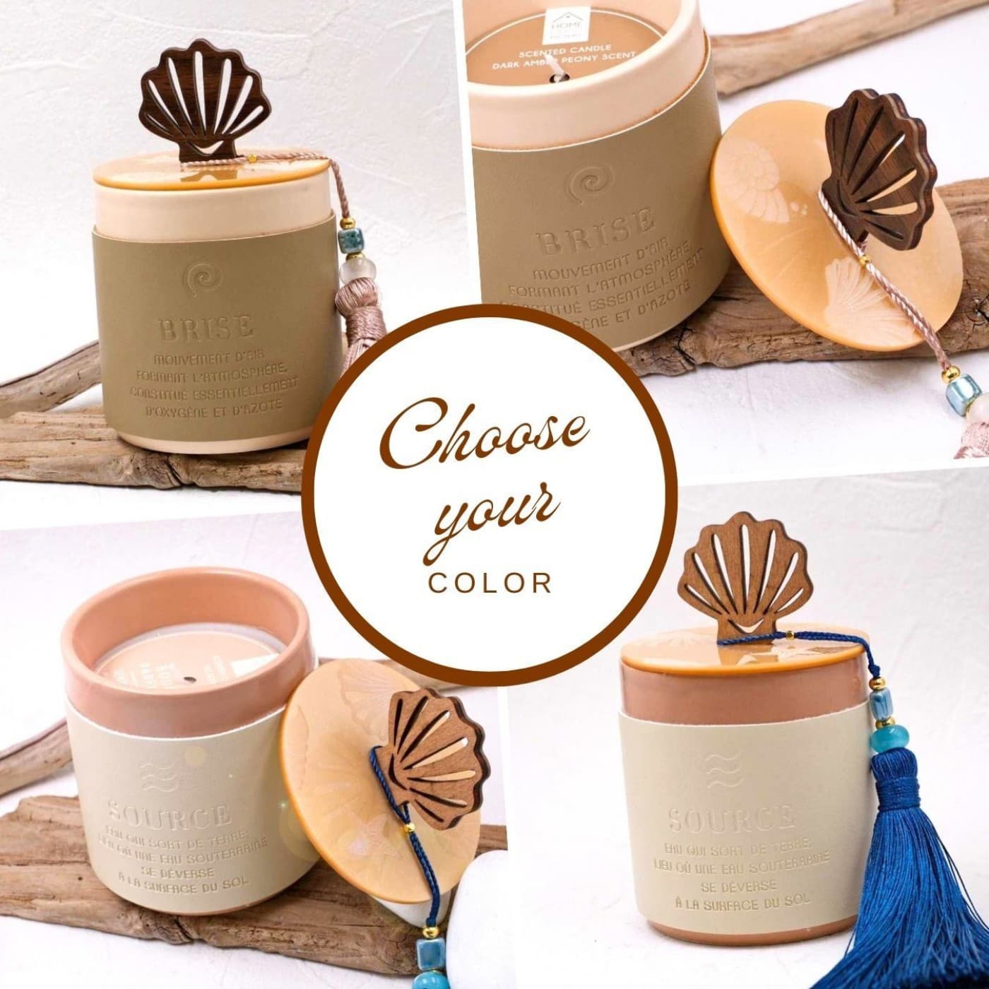 Summer scented candle Shell — Pendants & charms from Toolittle