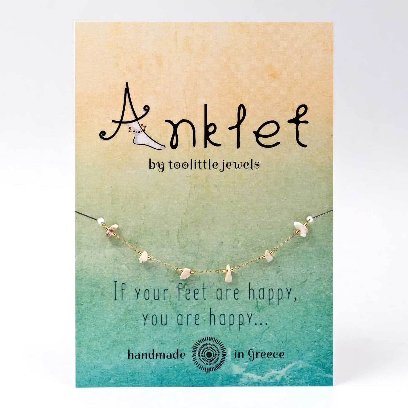 Beach Collection anklet — Anklets from Toolittle