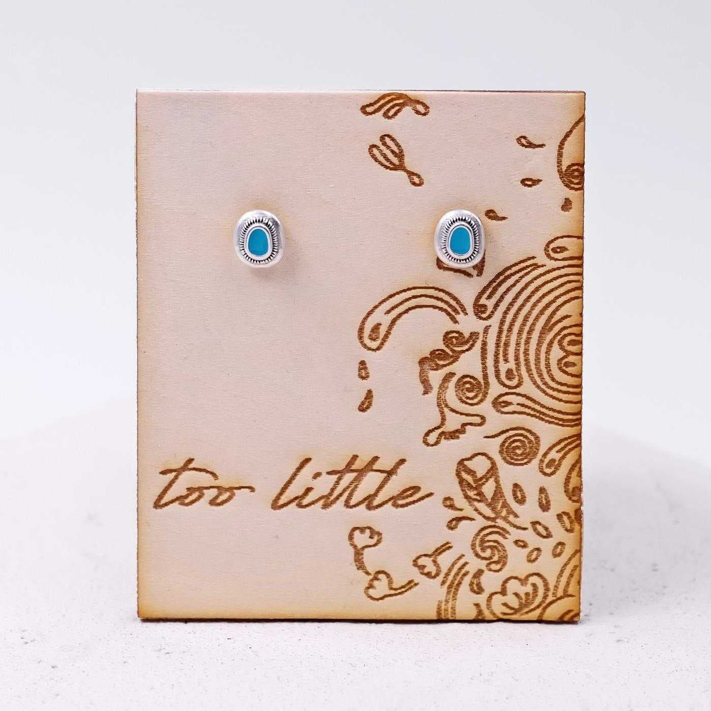 Stud earrings with enamel — Earrings from Toolittle