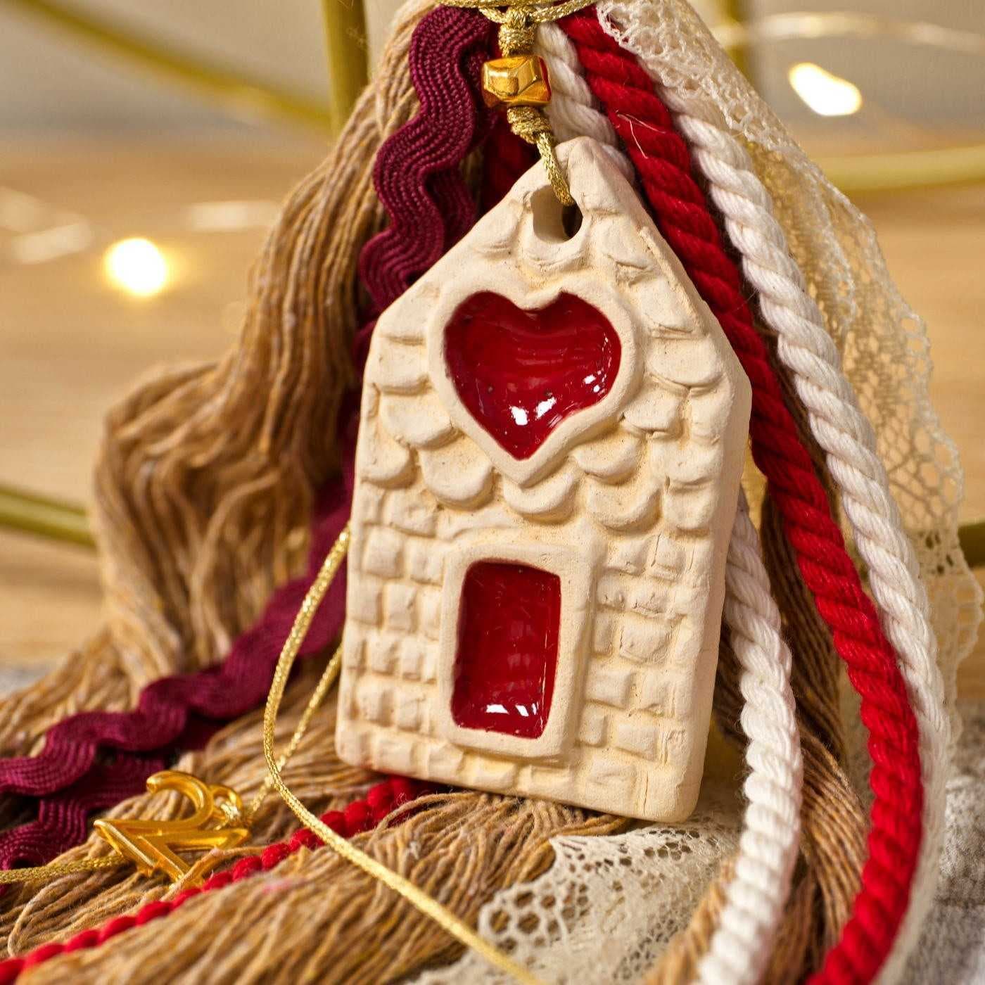 Christmas Lucky Charm with House — Pendants & charms from Toolittle