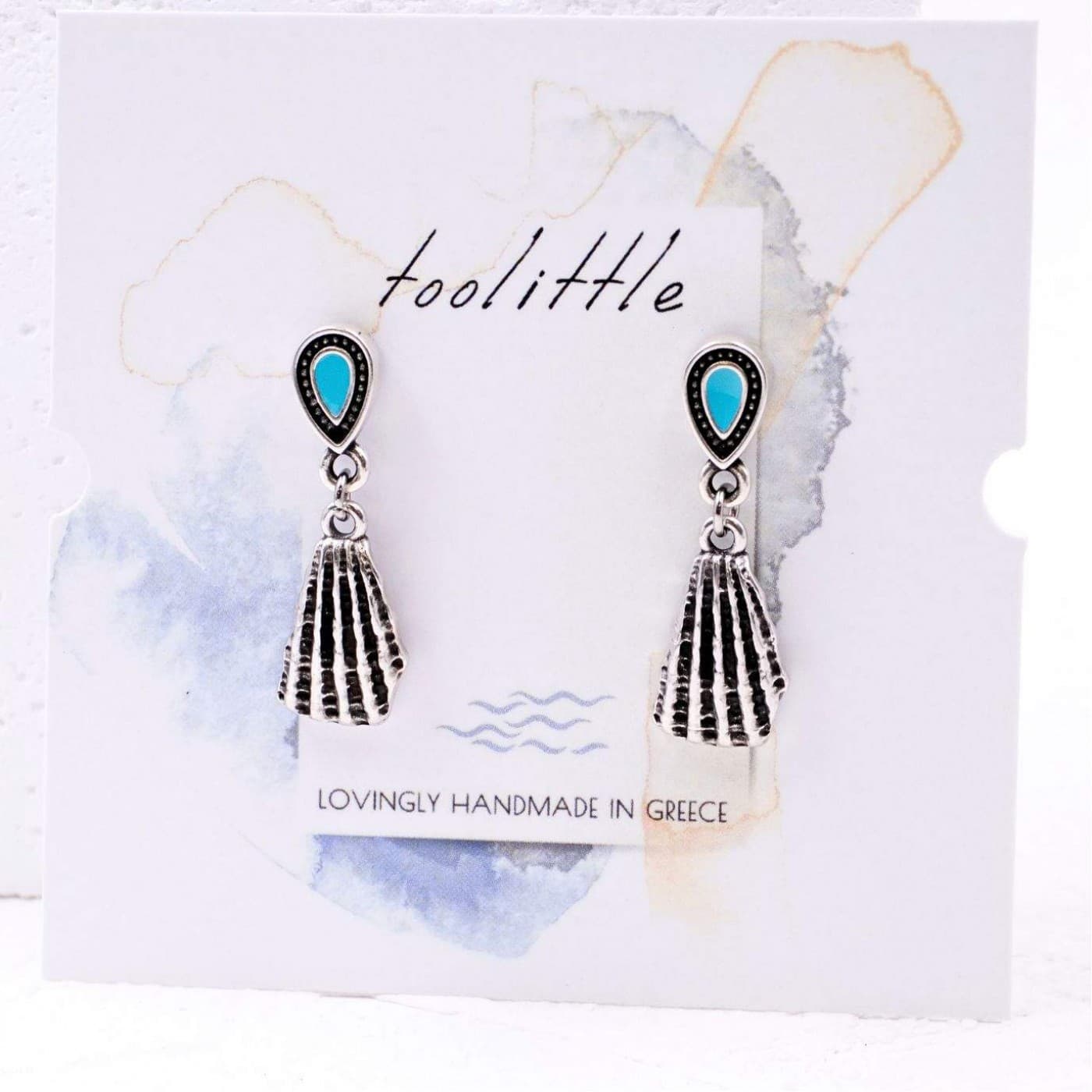 Shell Silver-plated Earrings — Earrings from Toolittle