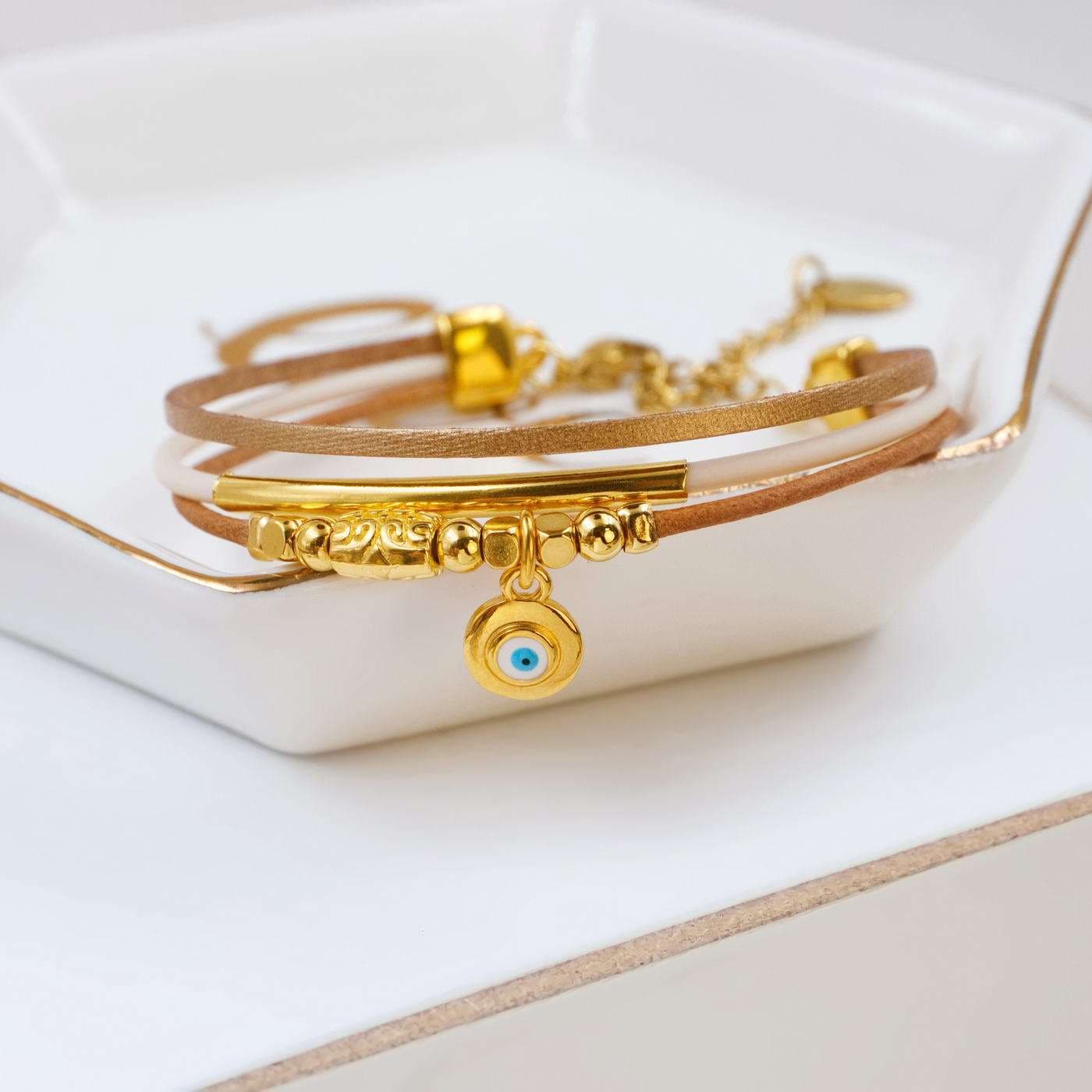 Leather & Cord Women's Bracelet — Bracelets from Toolittle