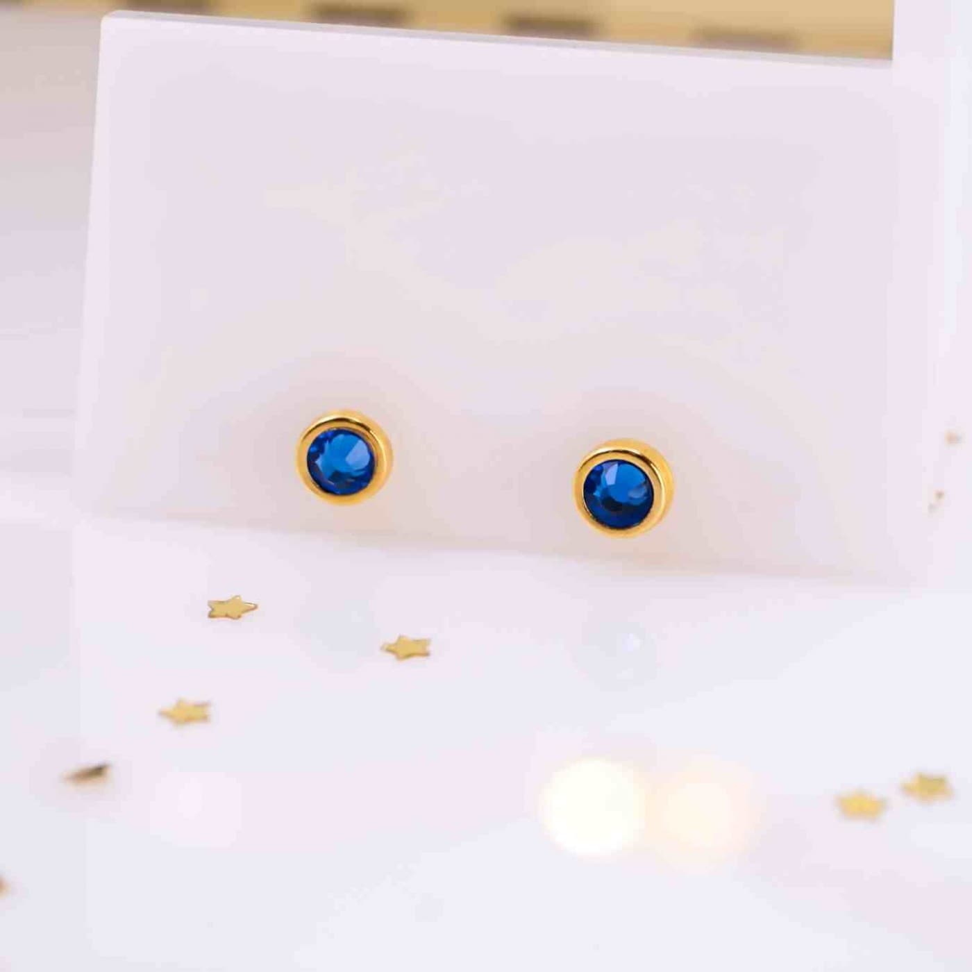 Mini Dots Jewelry: Crystal Earrings — Earrings from Toolittle