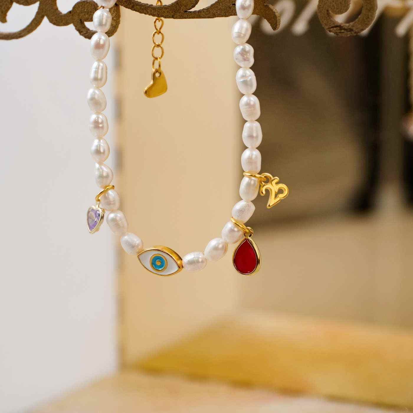 Fresh Water Pearls Lucky Bracelet — Pendants & charms from Toolittle