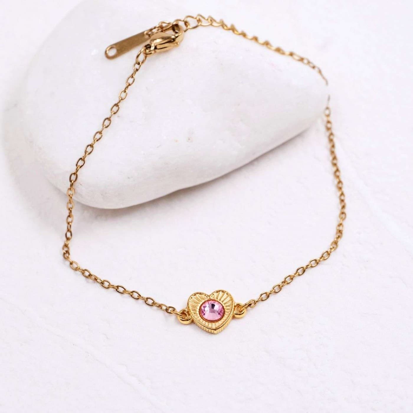 Stainless Steel Jewelry: Heart Chain Bracelet — Bracelets from Toolittle