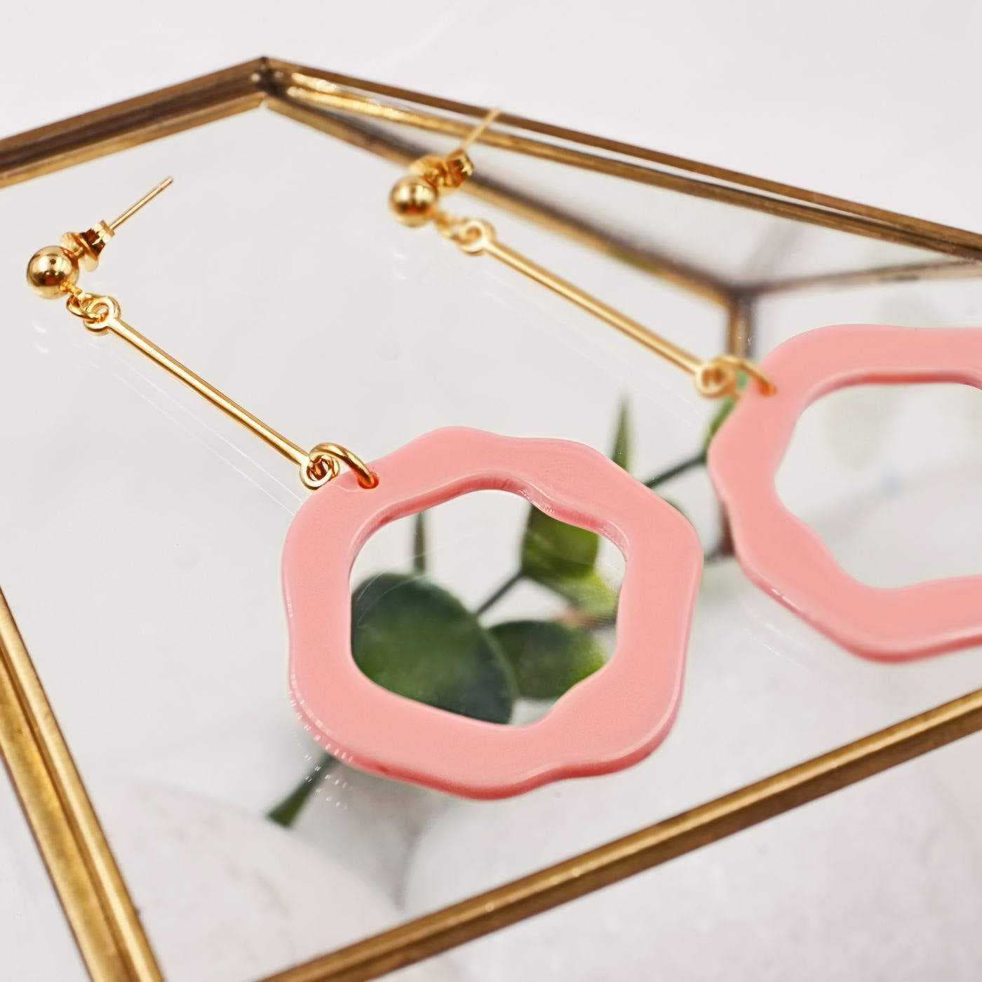 Plexiglass Round Earrings — Earrings from Toolittle
