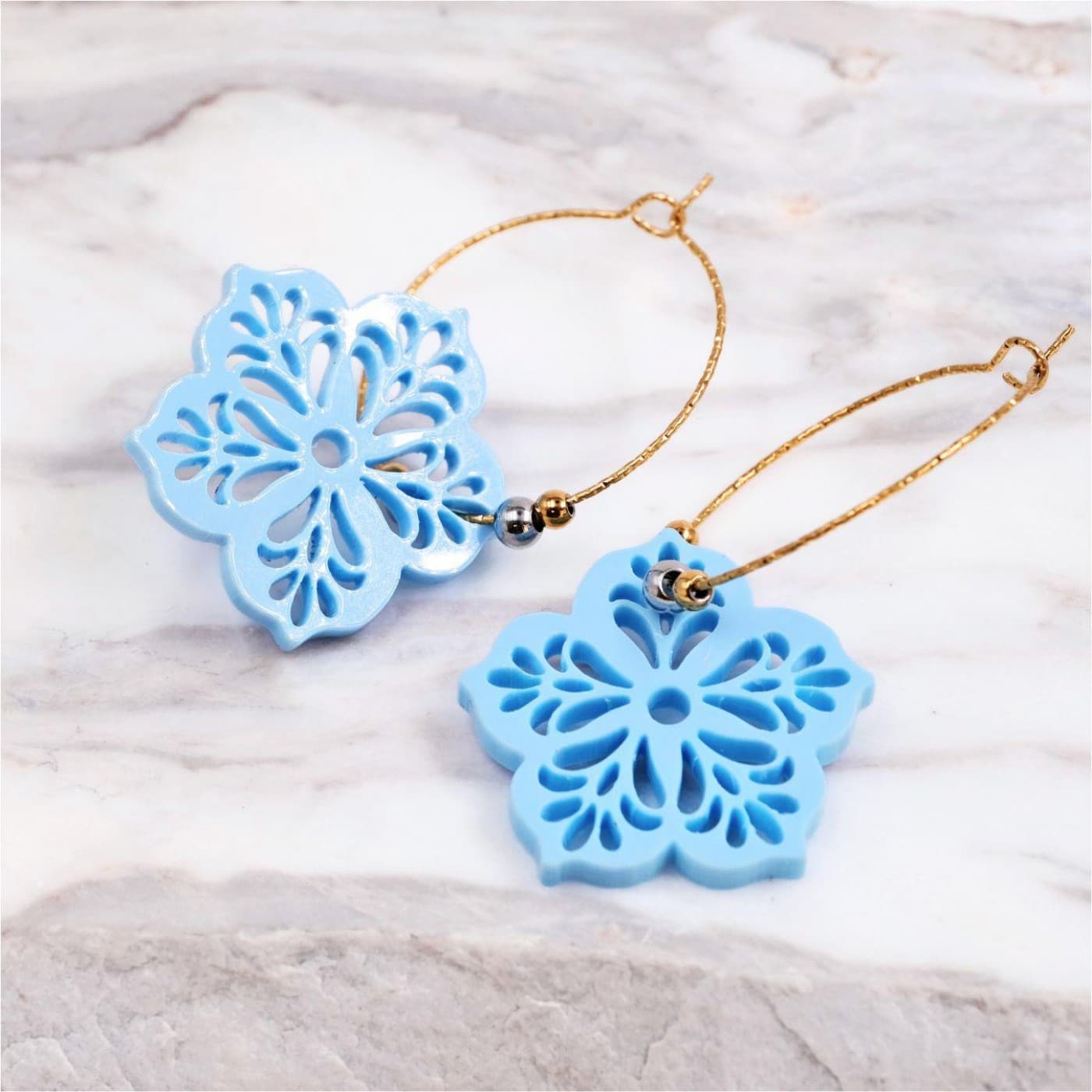 Nature Collection Earrings | Light Blue — Earrings from Toolittle