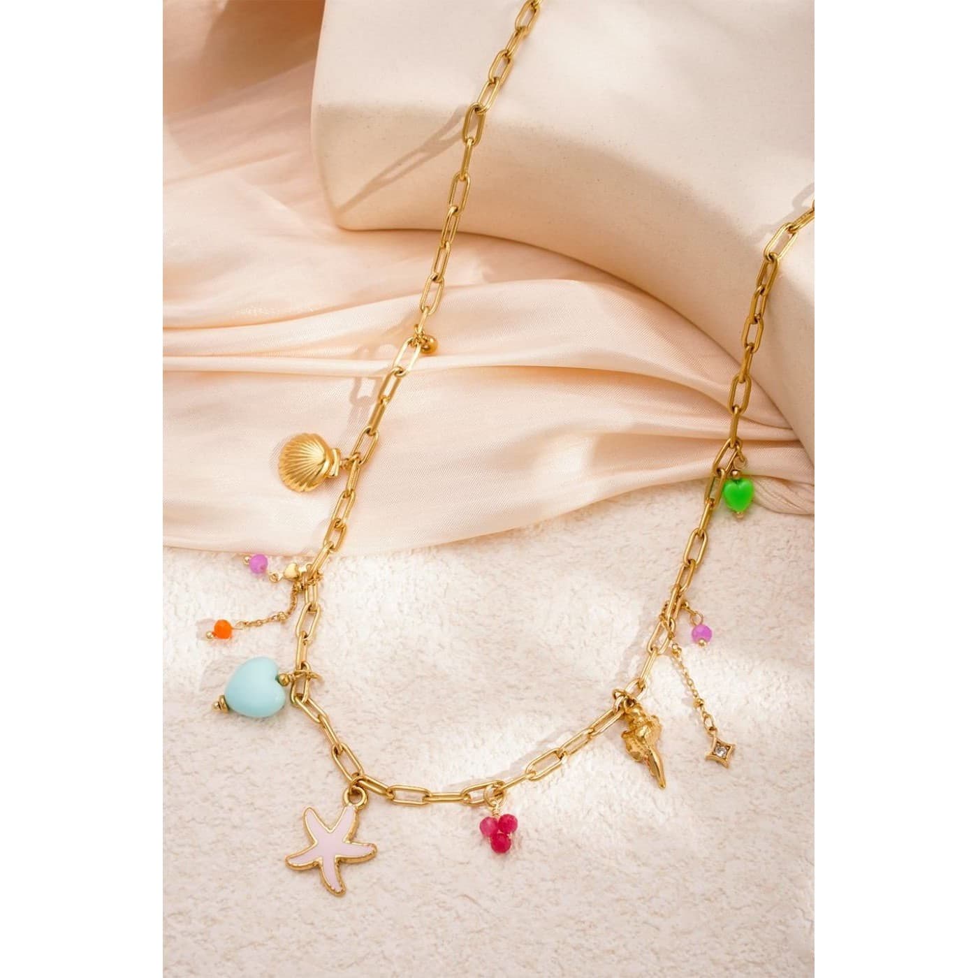 Stones Inox Chain Necklace — Necklaces from Toolittle