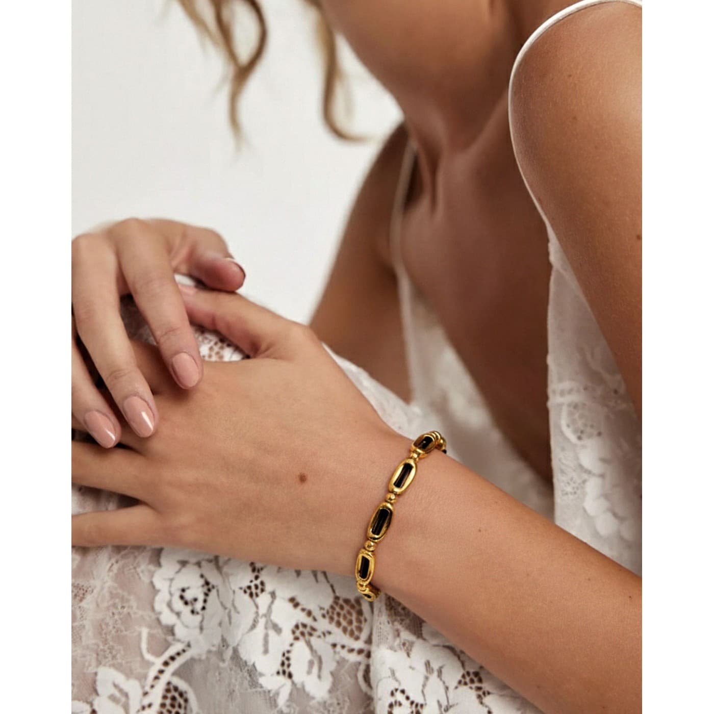 Macrame Bracelet - 24K Gold Plating — Bracelets from Toolittle