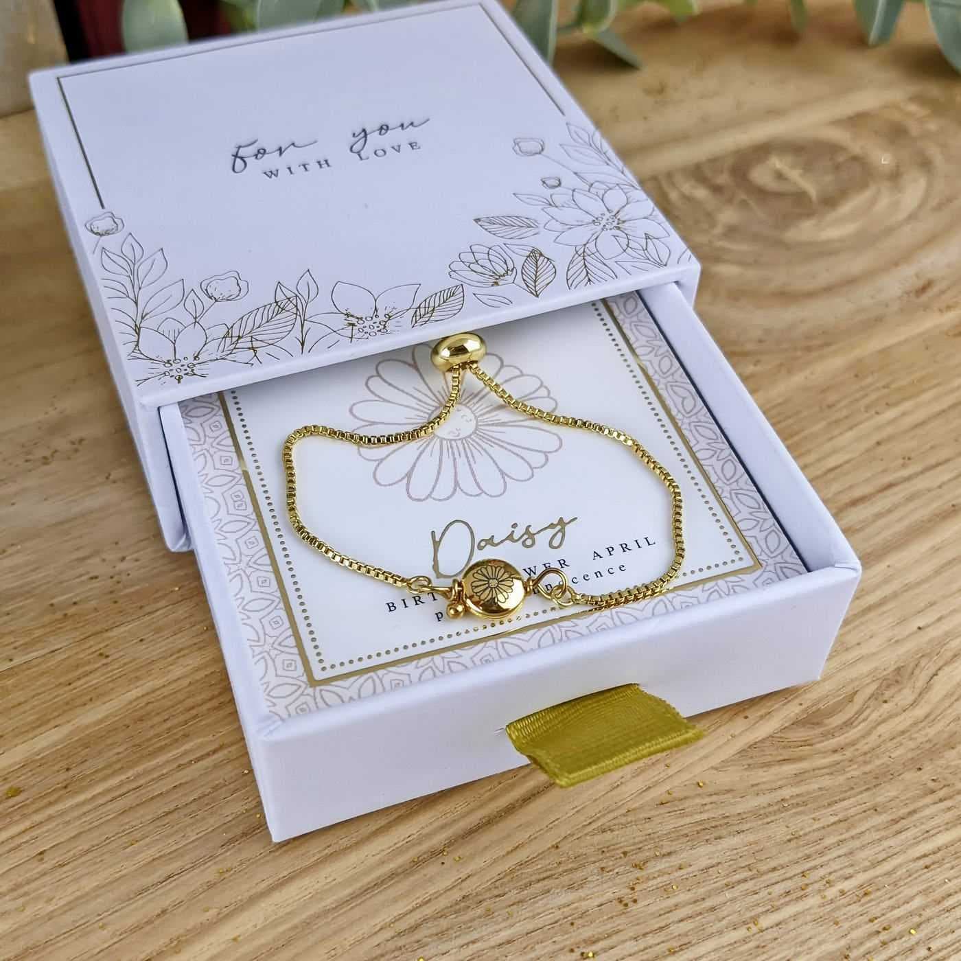 Birth Flower Bracelet - April — Bracelets from Toolittle