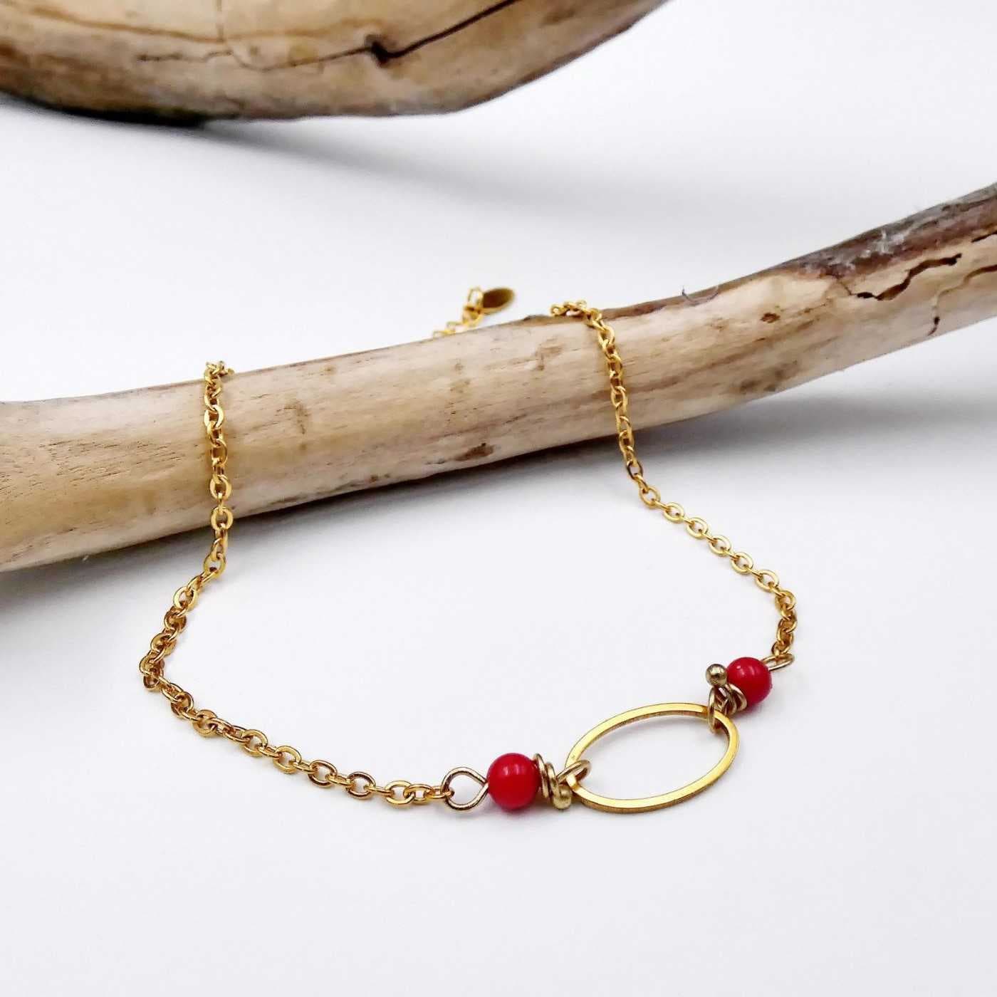 Golden Staybright stainless steel Anklet — Anklets from Toolittle