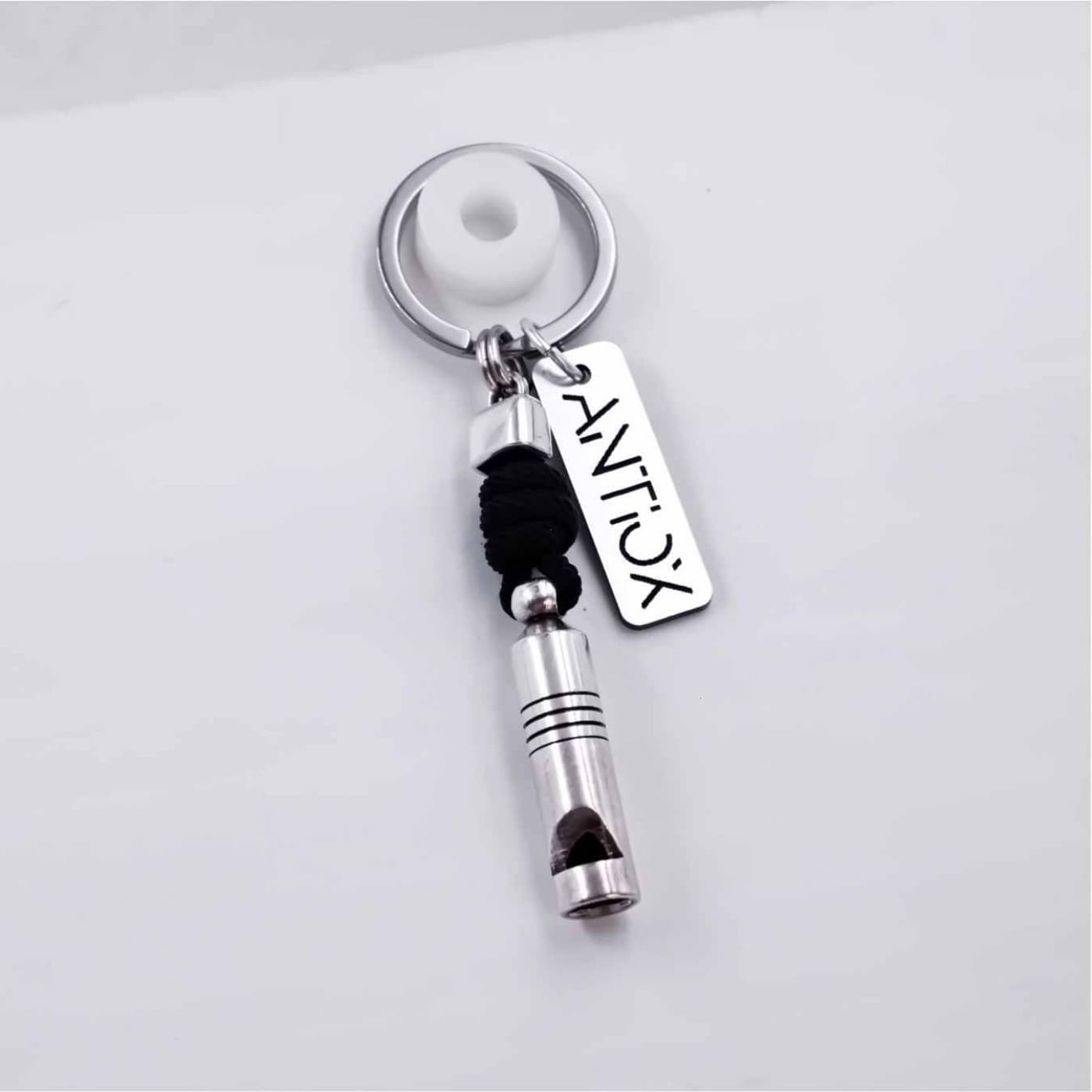 Men’s Keychain with Metal Whistle — Pendants & charms from Toolittle