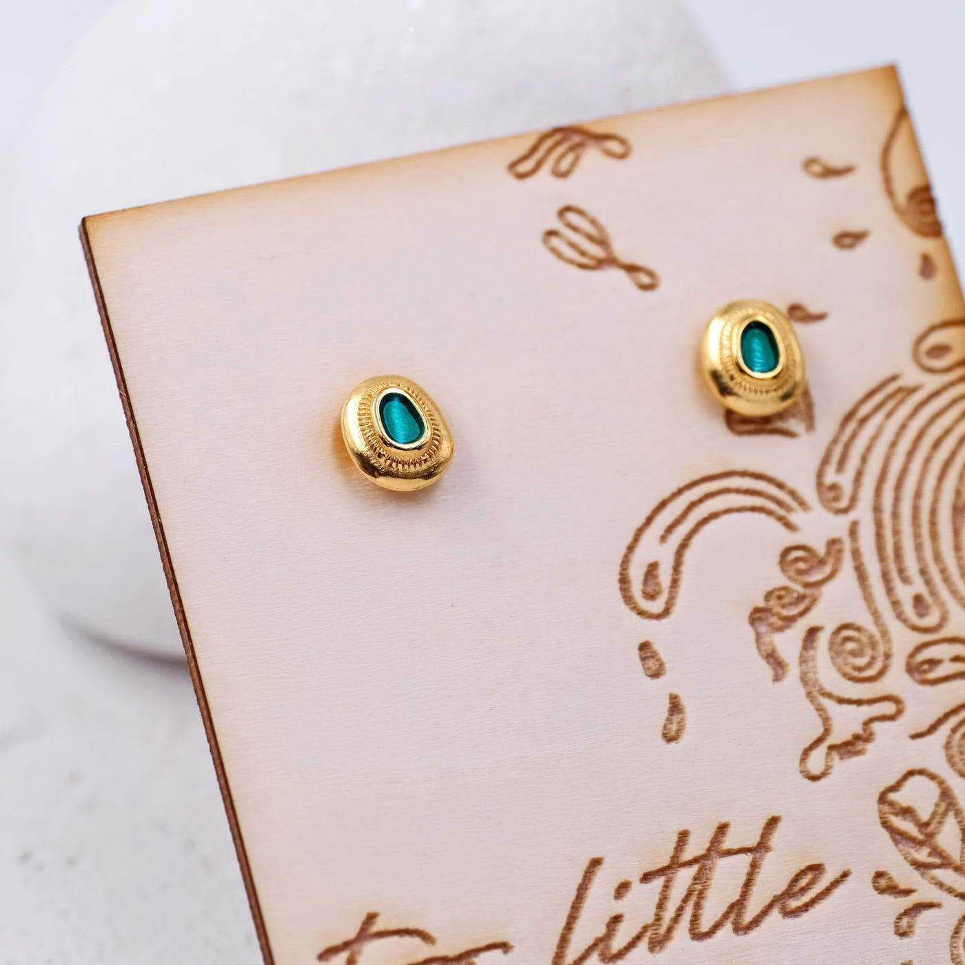 Stud earrings with enamel — Earrings from Toolittle
