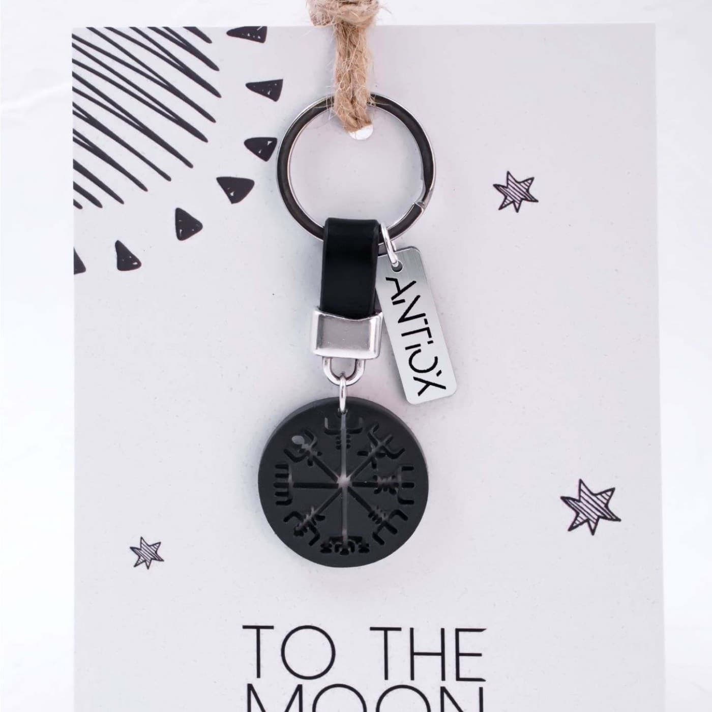 Men’s Keychain with Ancient Vikings Symbol — Pendants & charms from Toolittle