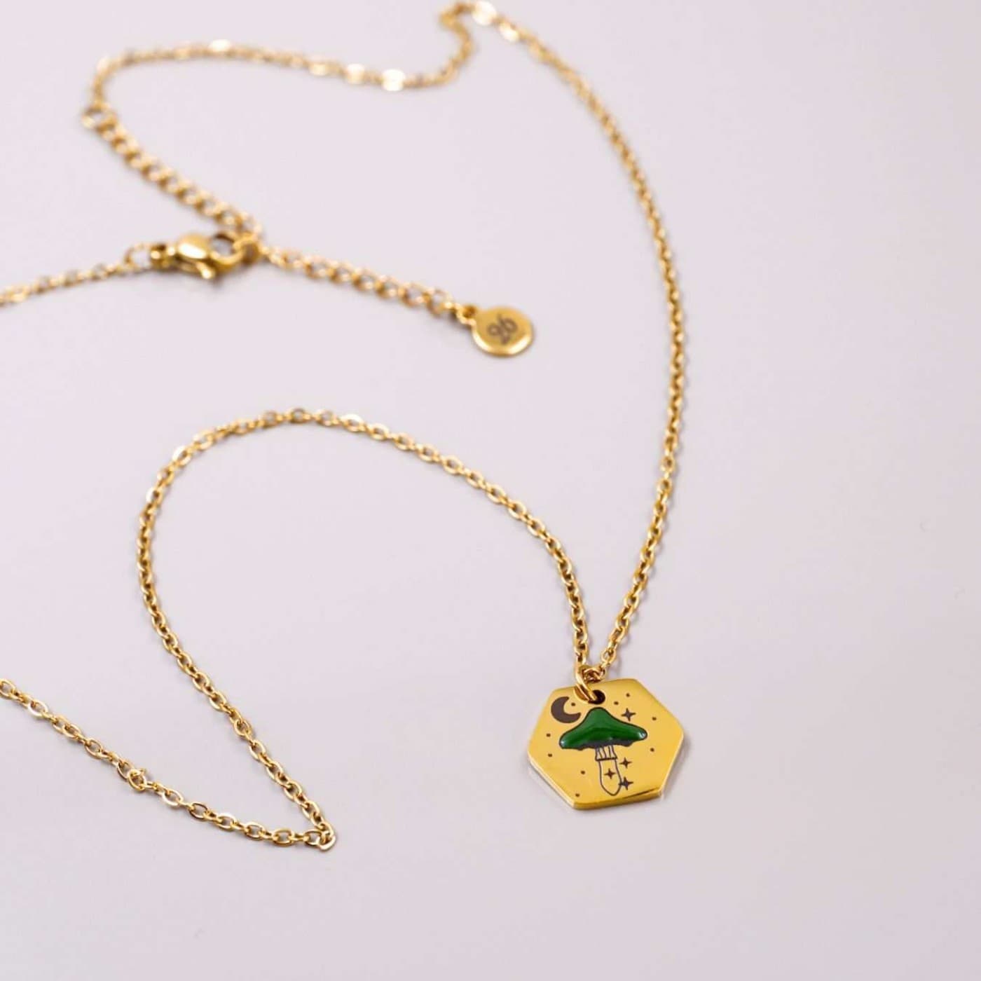 Lucky 2026 Necklace - Handmade of Steel & Enamel — Pendants & charms from Toolittle