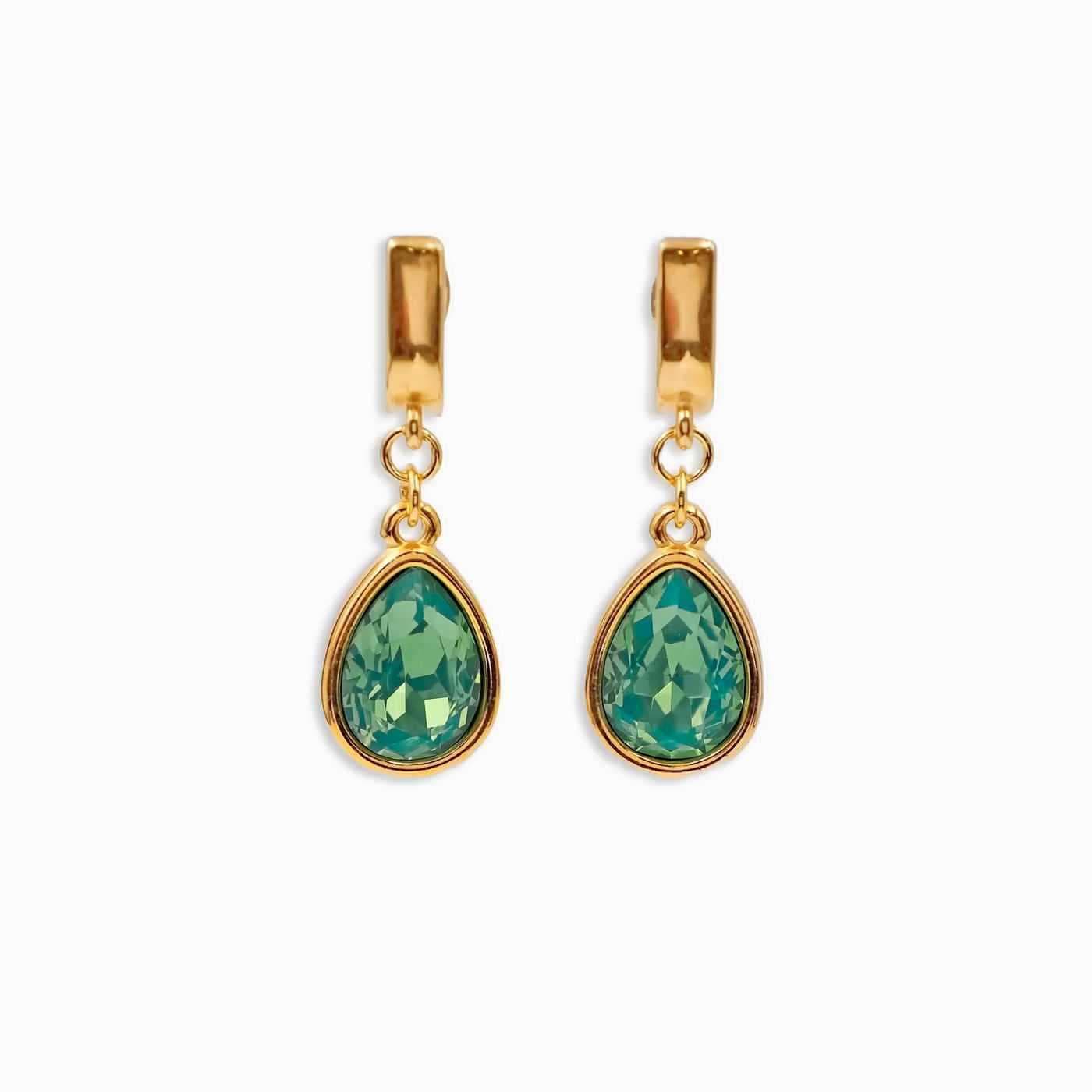 Mid-sized earrings with crystals — Earrings from Toolittle