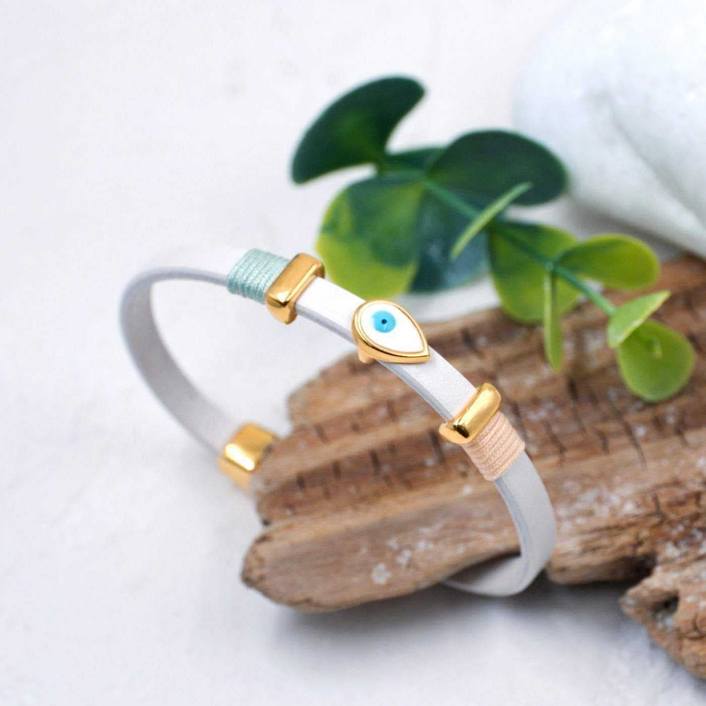 Eye Drop Leather Bracelet — Bracelets from Toolittle