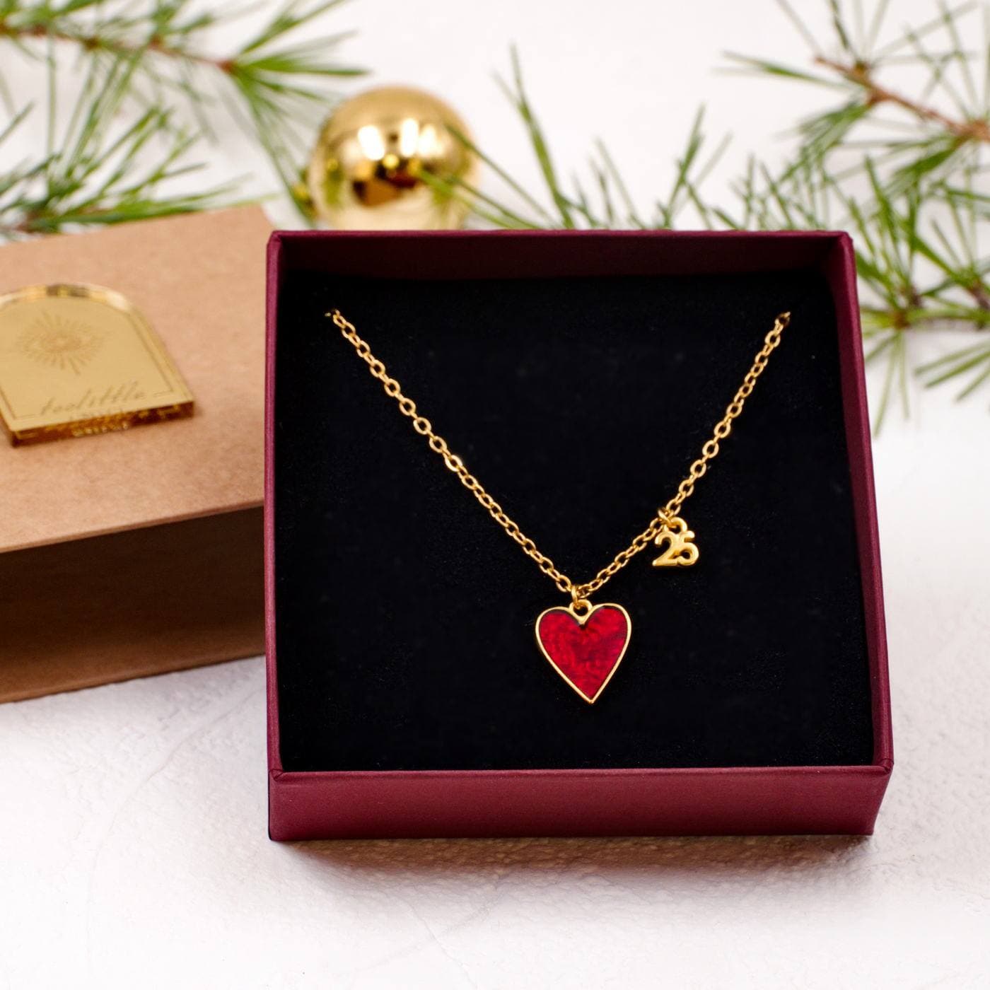 2026 Lucky Enamelled Heart Necklace — Pendants & charms from Toolittle