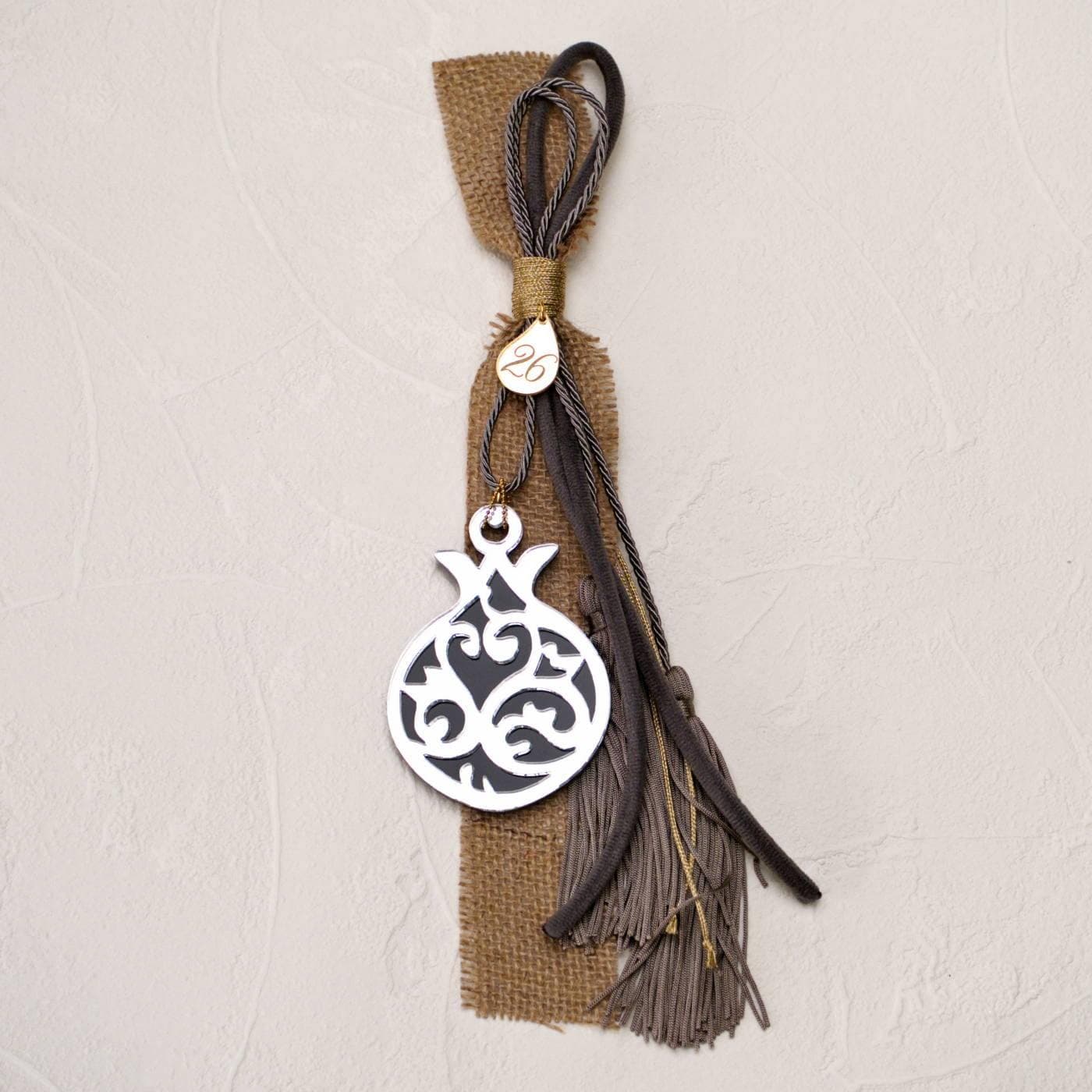 Handmade 2026 Lucky Pomegranate – A Modern Greek Symbol of Good Fortune — Pendants & charms from Toolittle