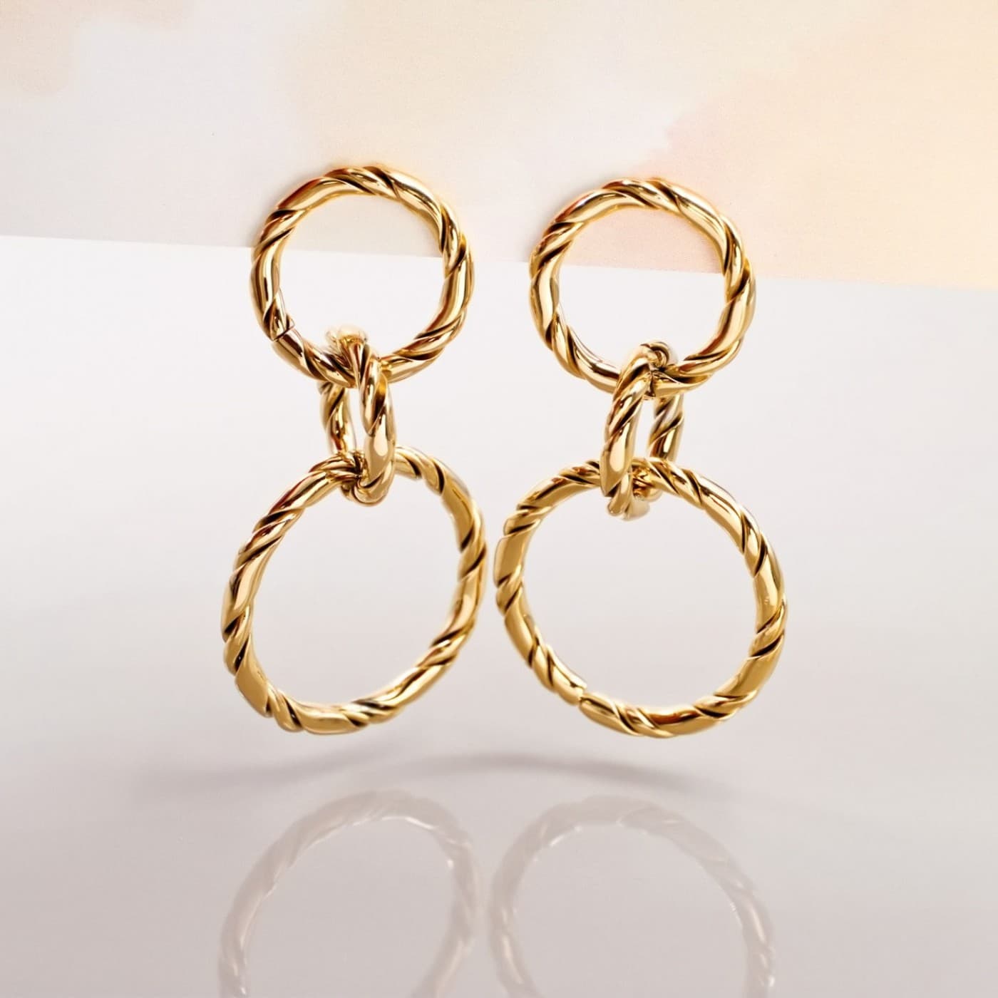 Gold-plated Steel Earrings — Earrings from Toolittle