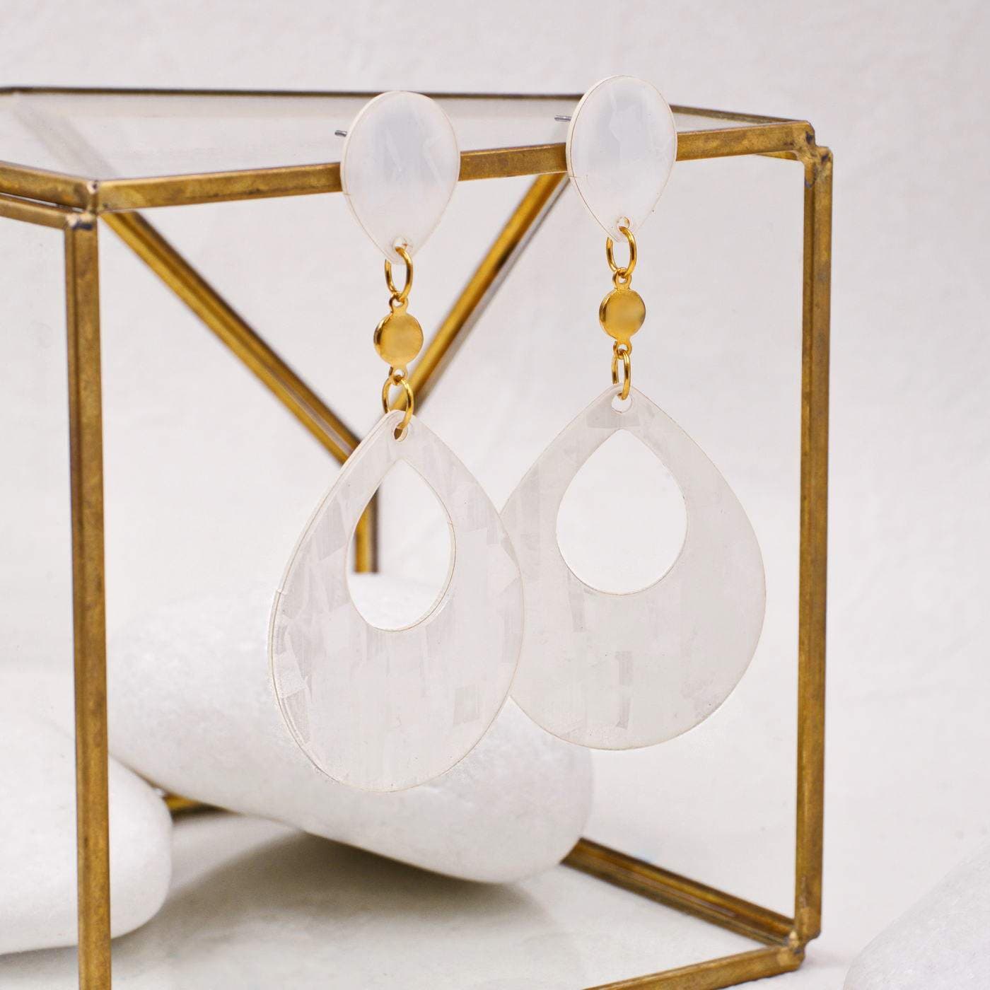 Plexiglass Drop Earrings | Color Option — Earrings from Toolittle