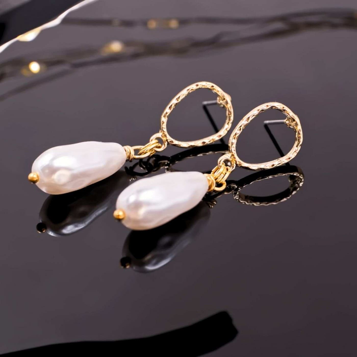 Dangle Earrings - Fresh Water Pearls — Earrings from Toolittle