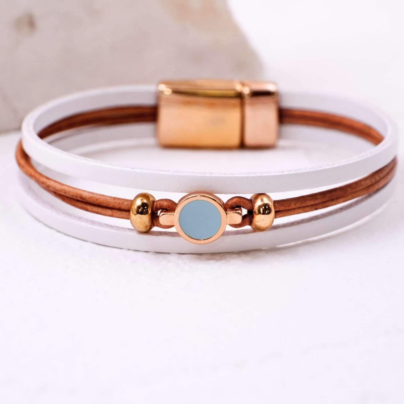 Enamel Leather Bracelet — Bracelets from Toolittle