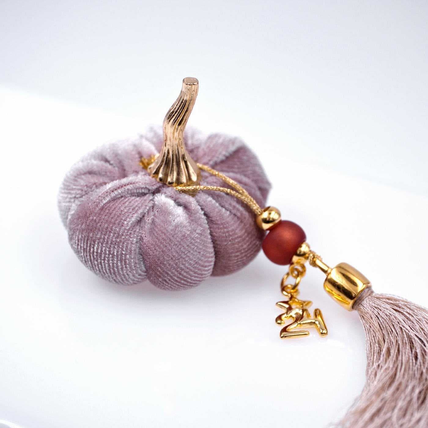 Soft Velvet Lucky Charm Pumpkin — Pendants & charms from Toolittle