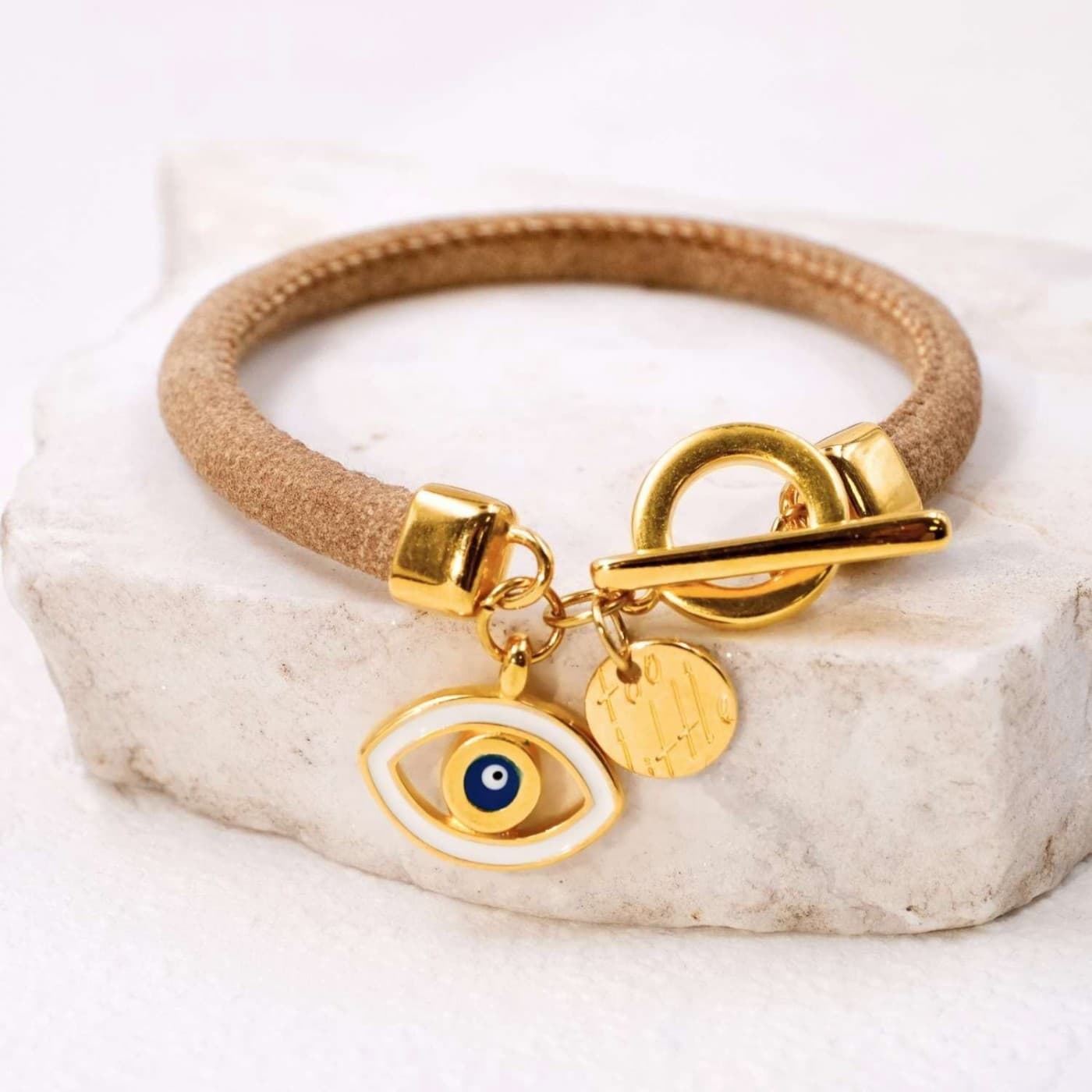 Women's Bracelet with Enamelled Evil Eye — Bracelets from Toolittle