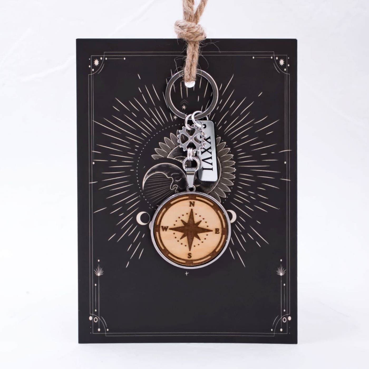 Men’s Lucky Keychain XXVI - Compass — Pendants & charms from Toolittle