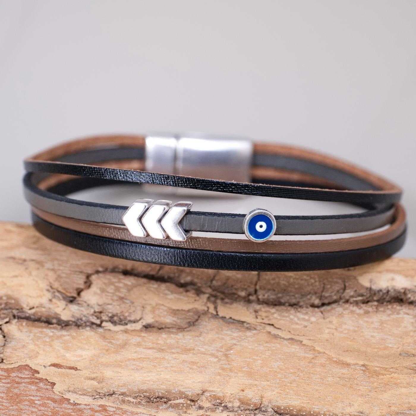 Direction Leather Men's Bracelet — Bracelets from Toolittle