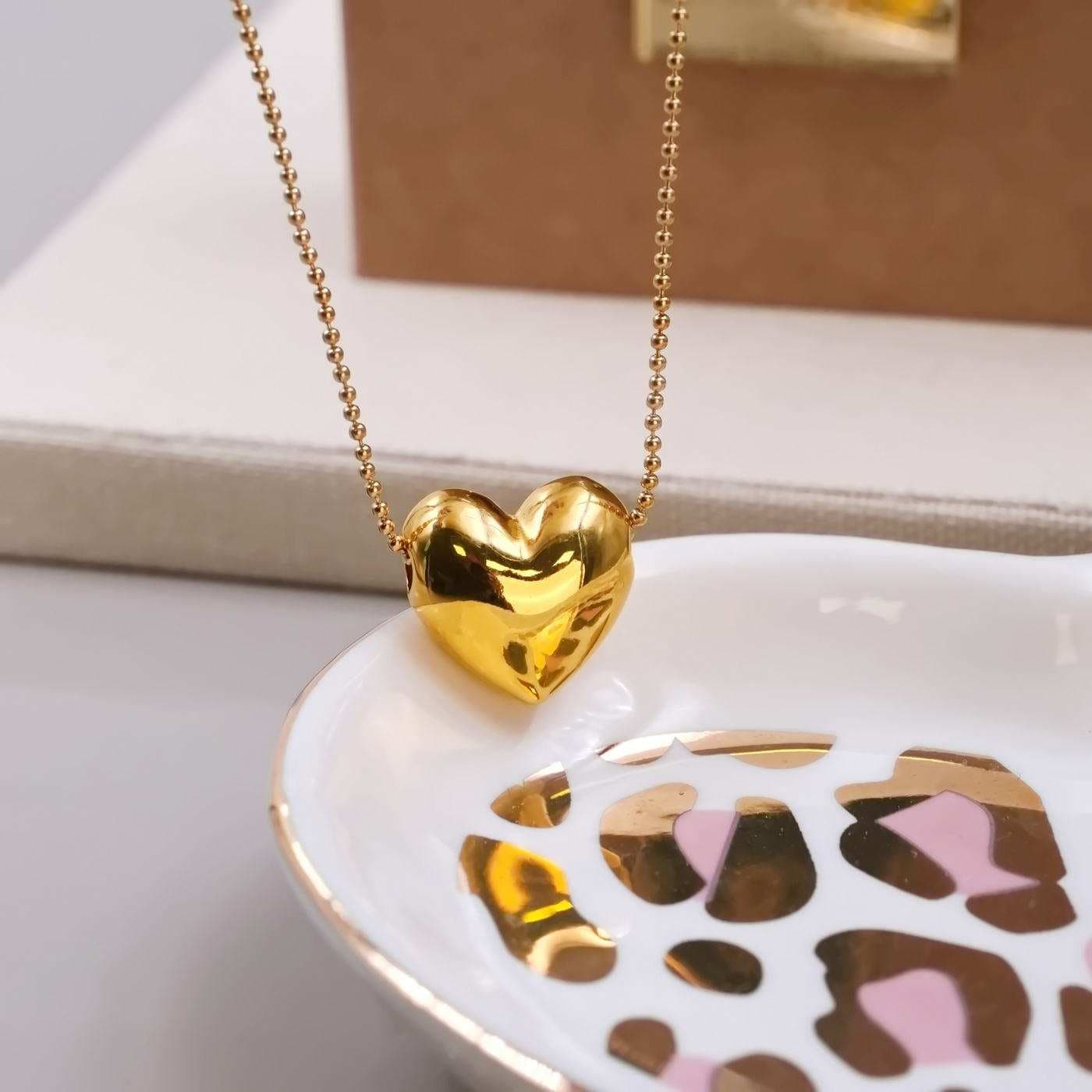Gold-plated Heart Necklace — Necklaces from Toolittle