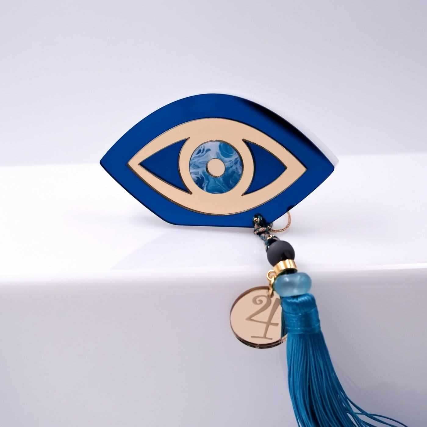 Tabletop Lucky Charm Plexi Evil Eye — Pendants & charms from Toolittle