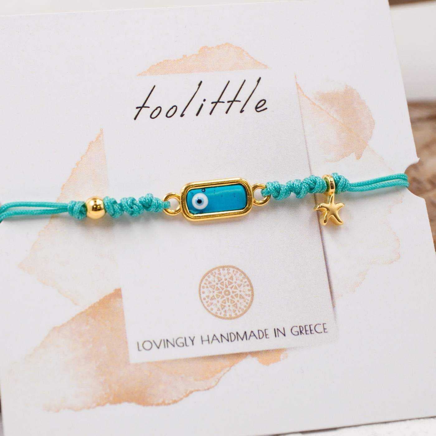 Evil Eye Macrame Bracelet — Bracelets from Toolittle
