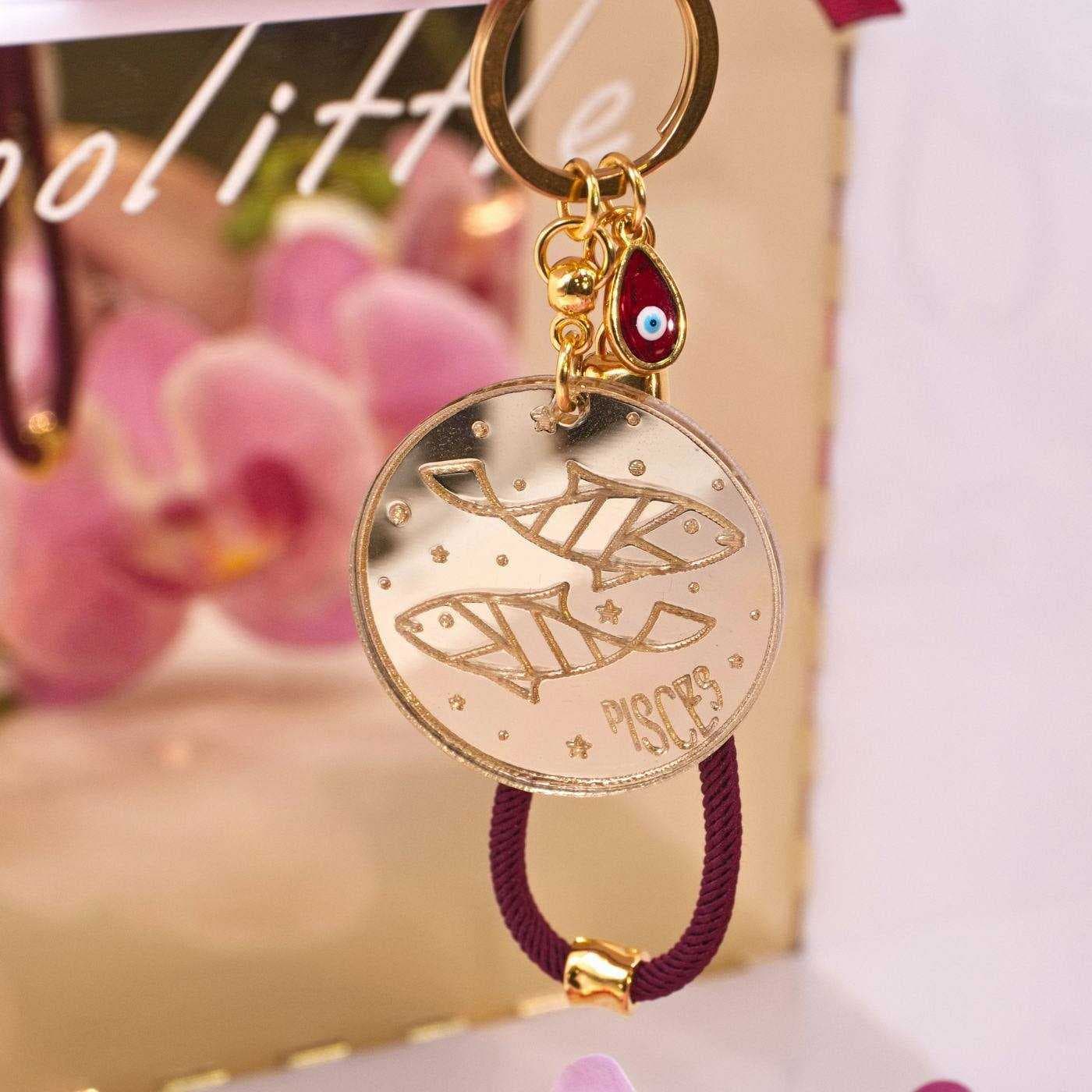 Pisces Sign Keychain — Pendants & charms from Toolittle