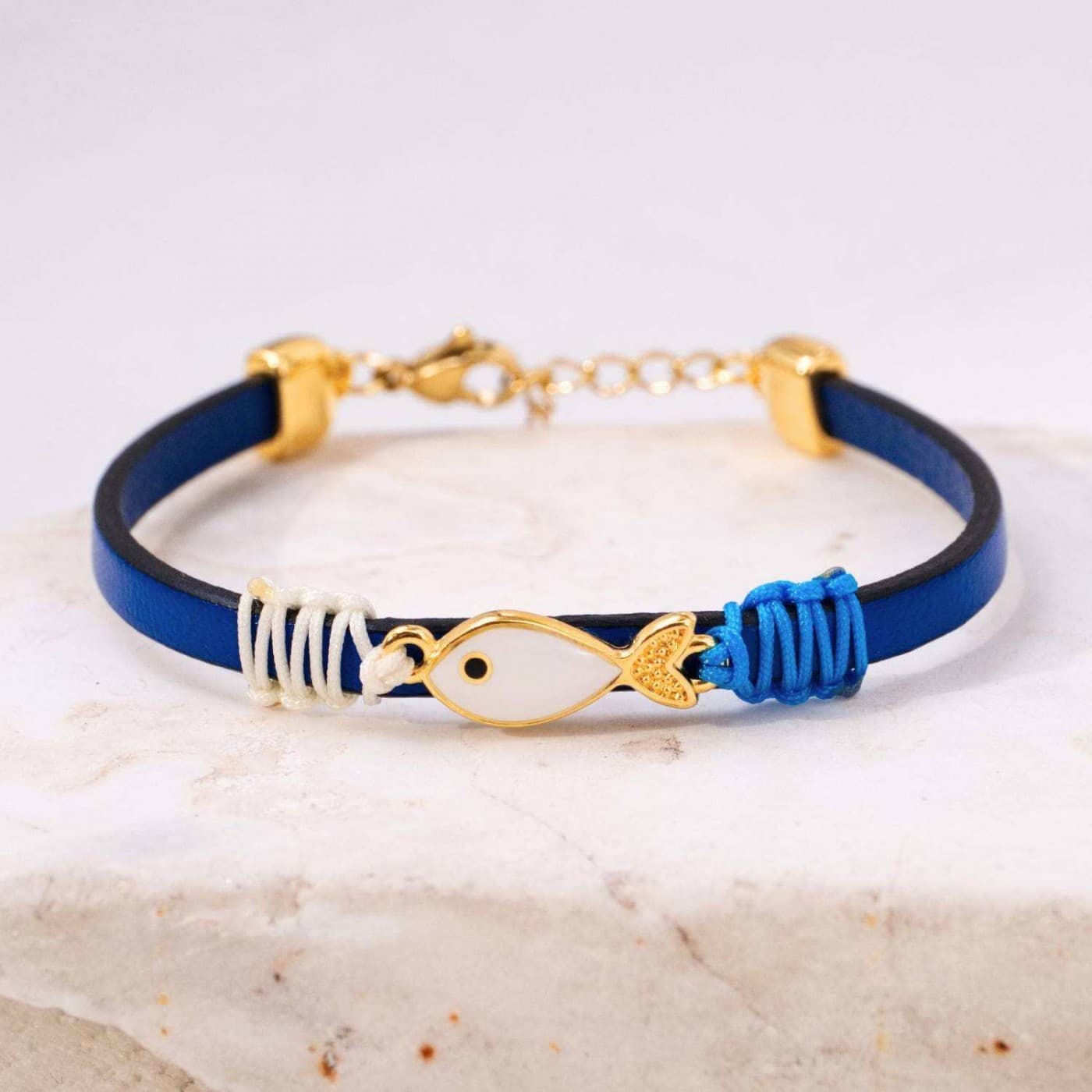 Enamelled Fish Leather Bracelet — Bracelets from Toolittle