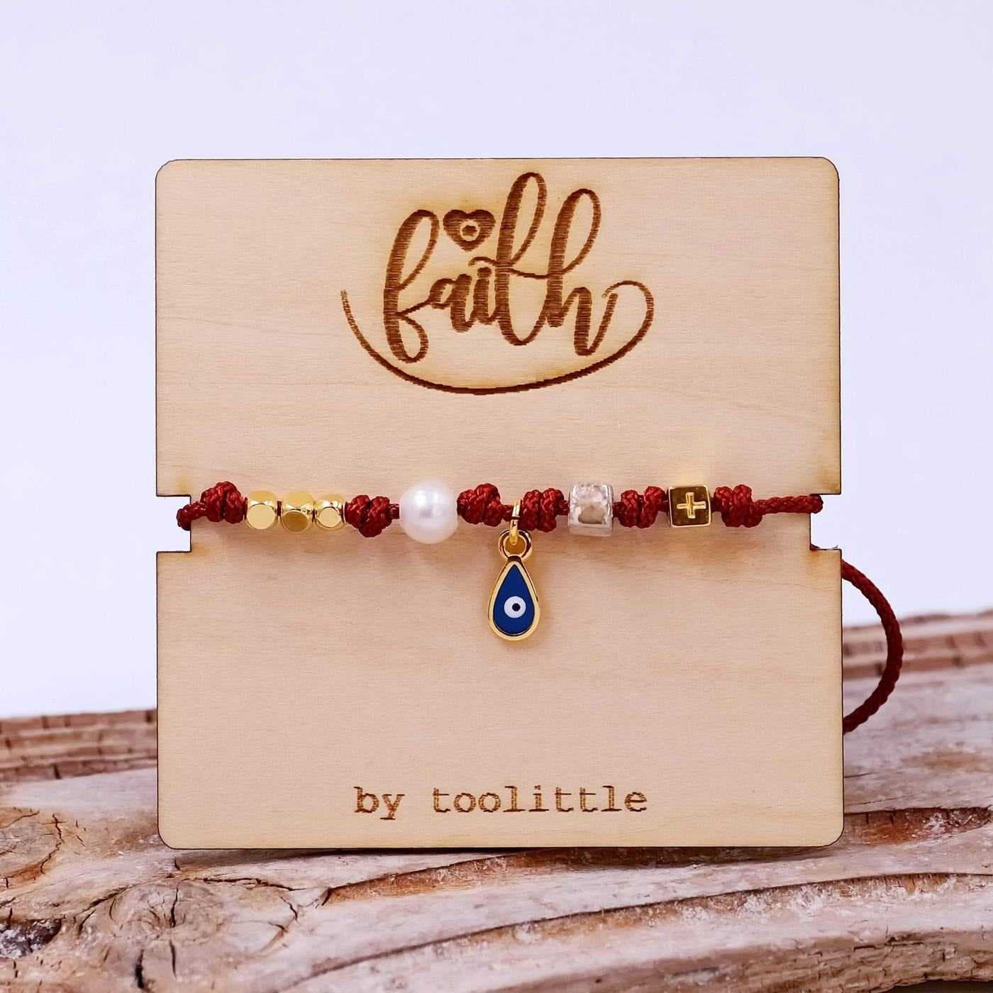 Makrame bracelet Faith — Bracelets from Toolittle